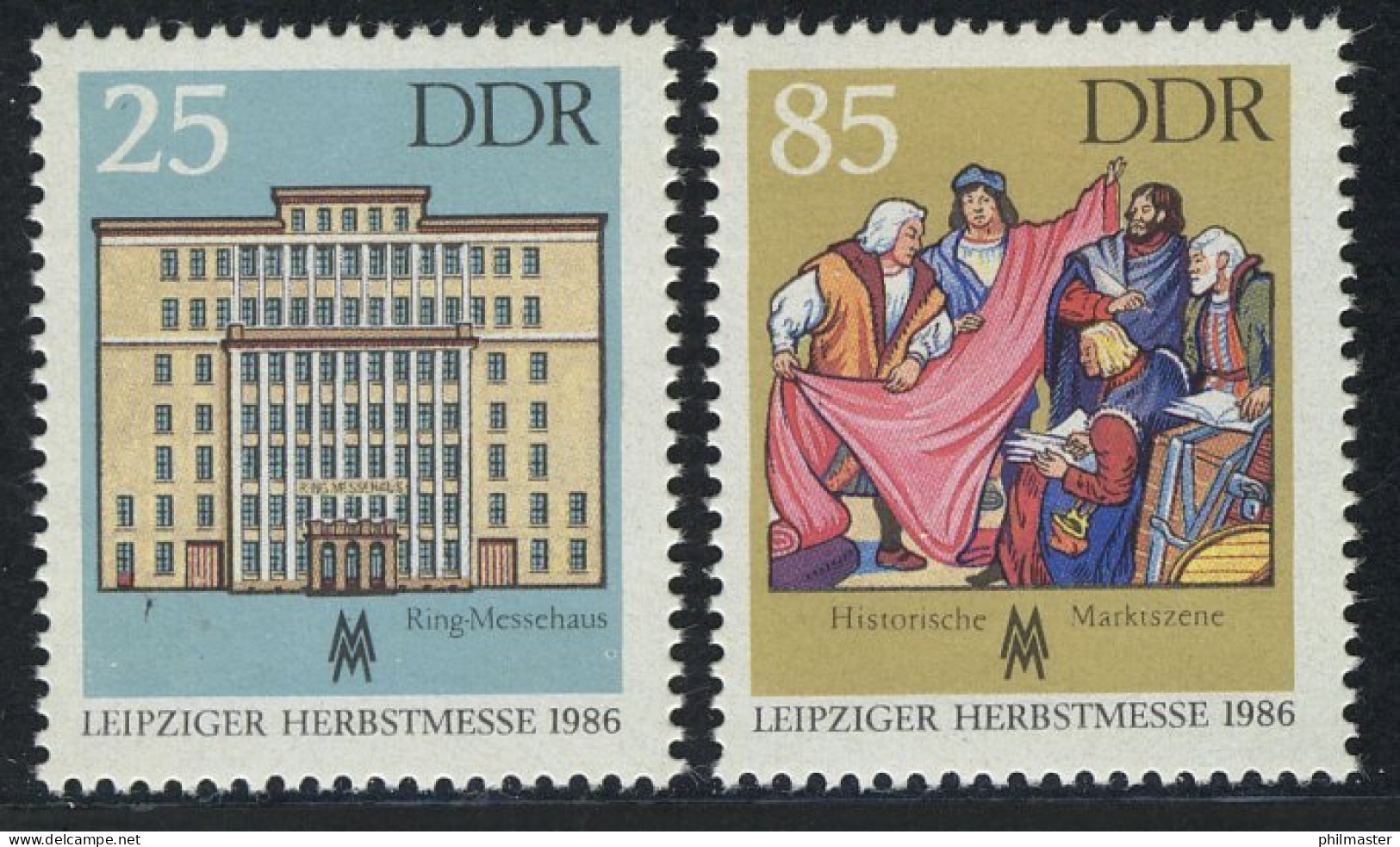 3038-3039 Einzelmarken Aus Block 85 Messe Leipzig, 2 Werte, Satz ** - Nuovi