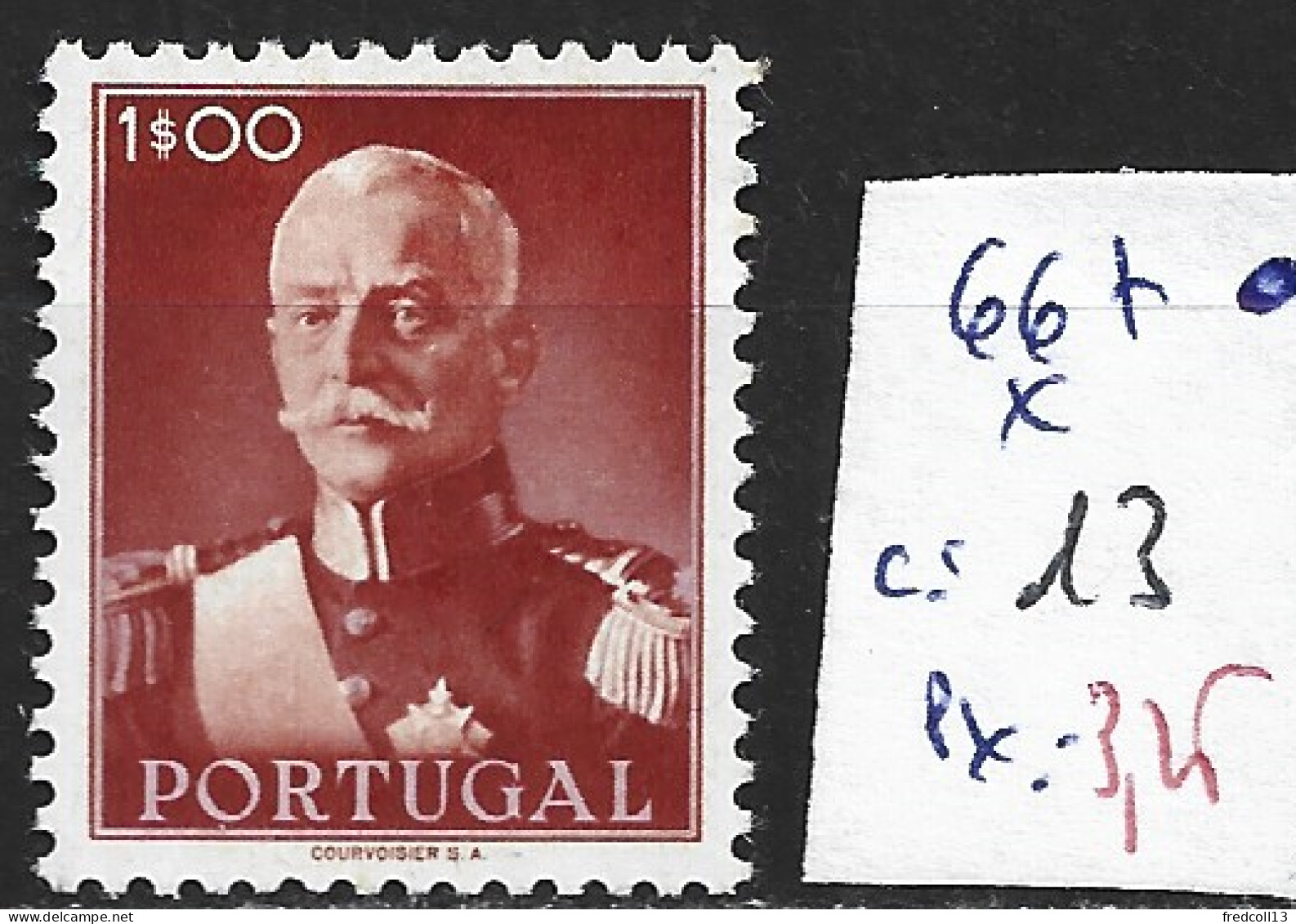 PORTUGAL 667 * Côte 13 € - Neufs