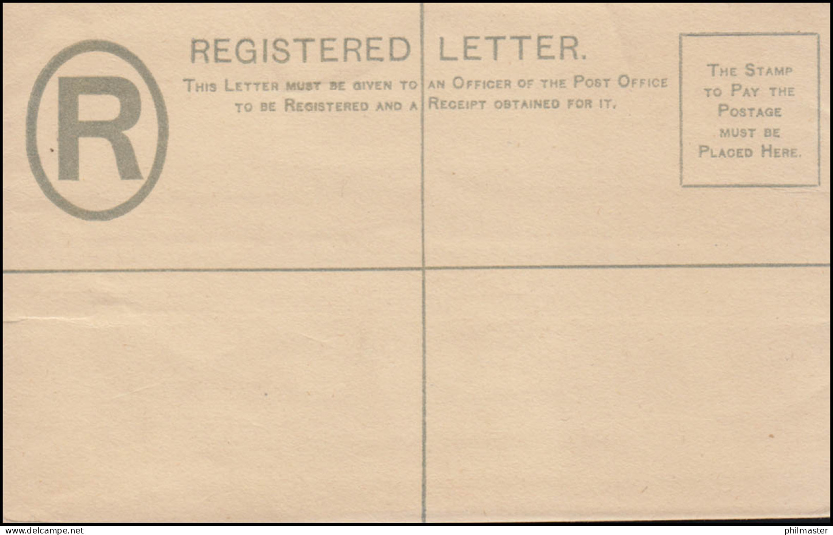 Britische Kolonie Bermuda Einschreibe-Umschlag Königin Viktoria TWO PENCE, ** - Bermuda
