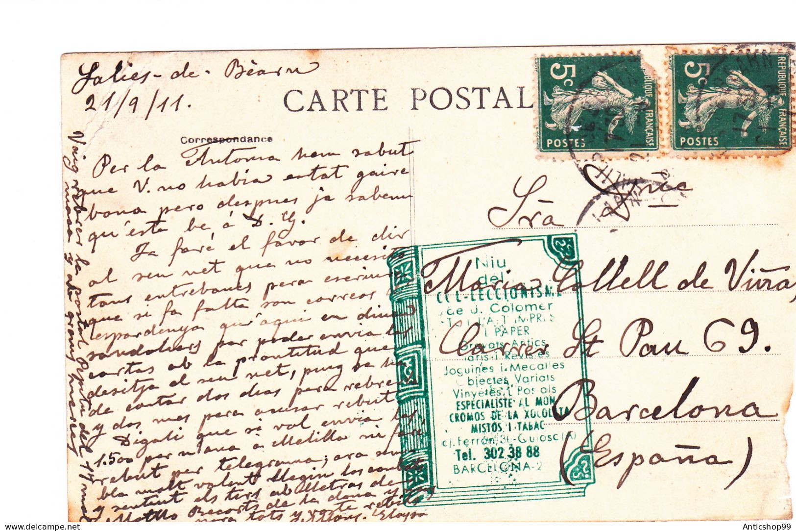 68-SELLERS FROM BEARN ,  USED, POST CARD   FRANCE - Otros