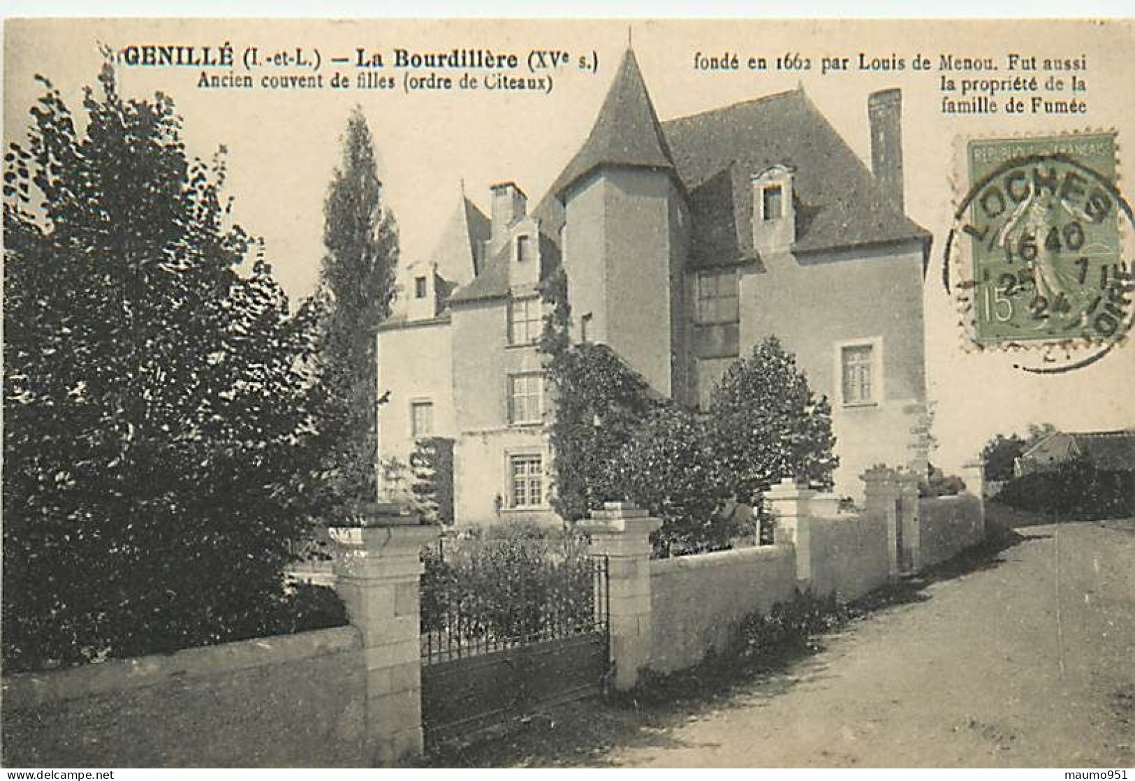 37 GENILLE - La Bourdillière - Genillé