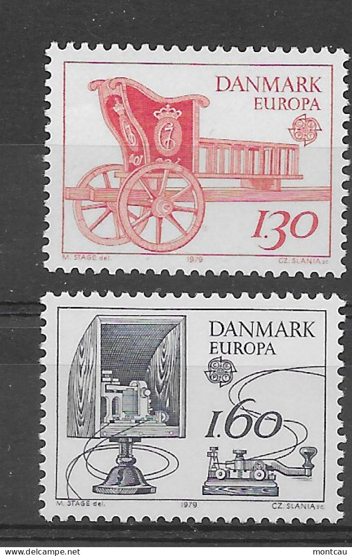 Denmark 1979.  Europa Mi 686-87  (**) - 1978