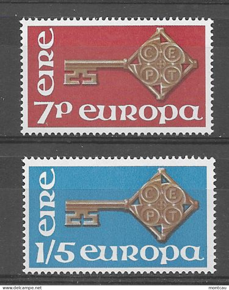 Irlanda 1968.  Europa Mi 202-03  (**) - 1968