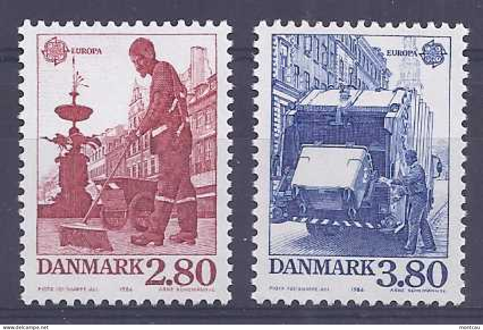 Europa 1986 - Danmark Mi 882-83 (**) - 1986