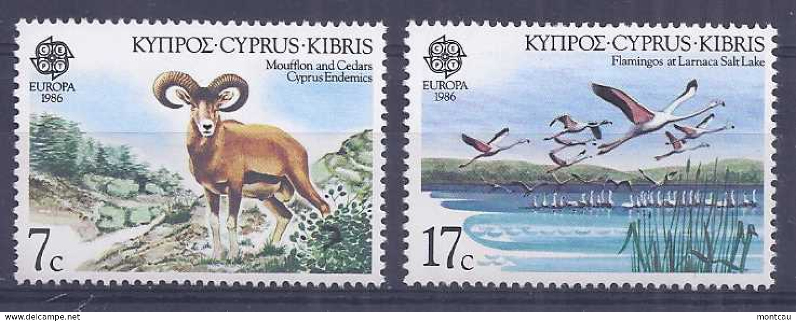 Europa 1986 - Cyprus Gr Mi 655-56 (**) - 1986