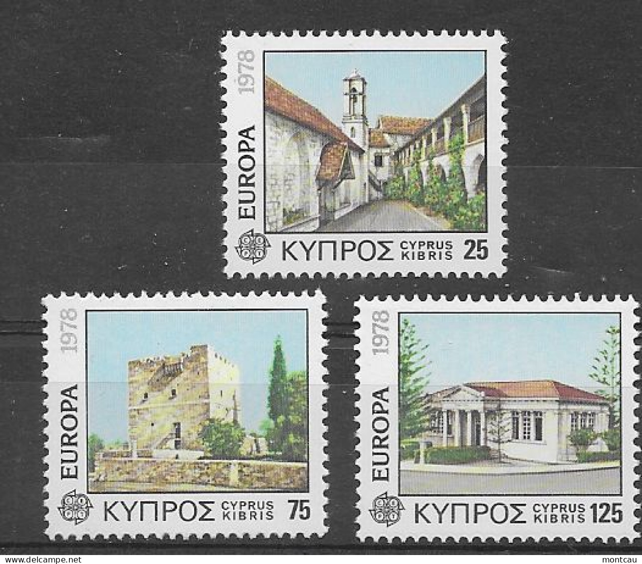 Cyprus 1978.  Europa Mi 484-86  (**) - 1978