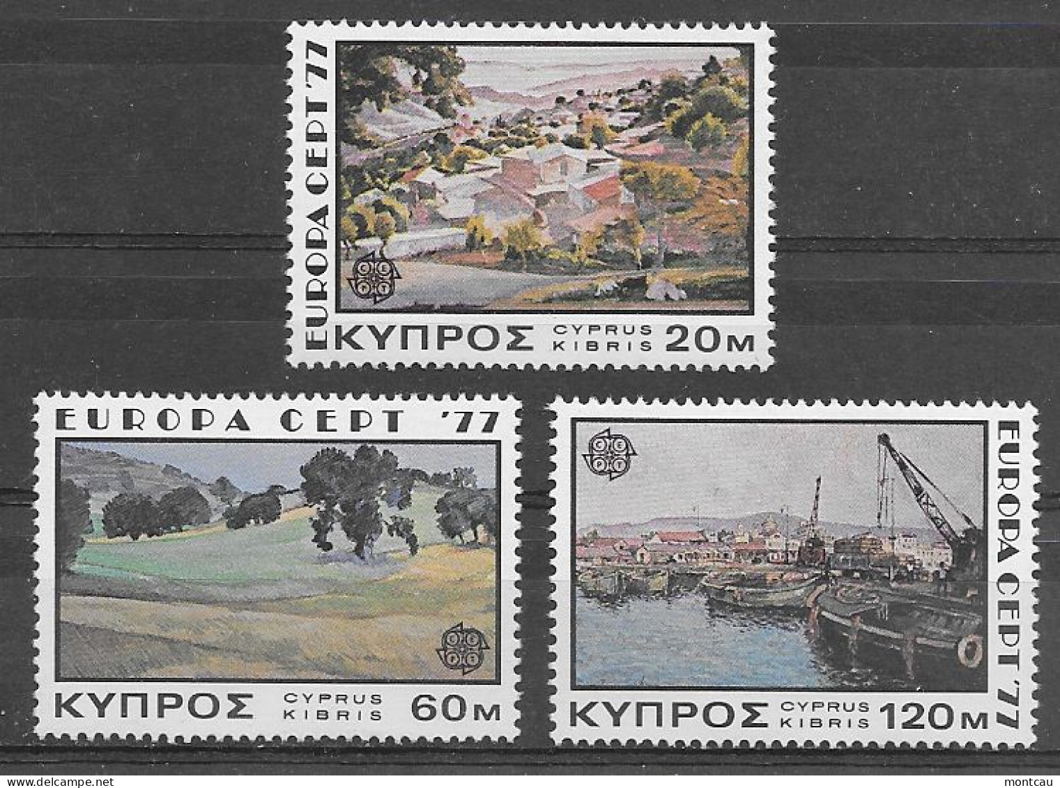 Cyprus 1977.  Europa Mi 464-66  (**) - 1977