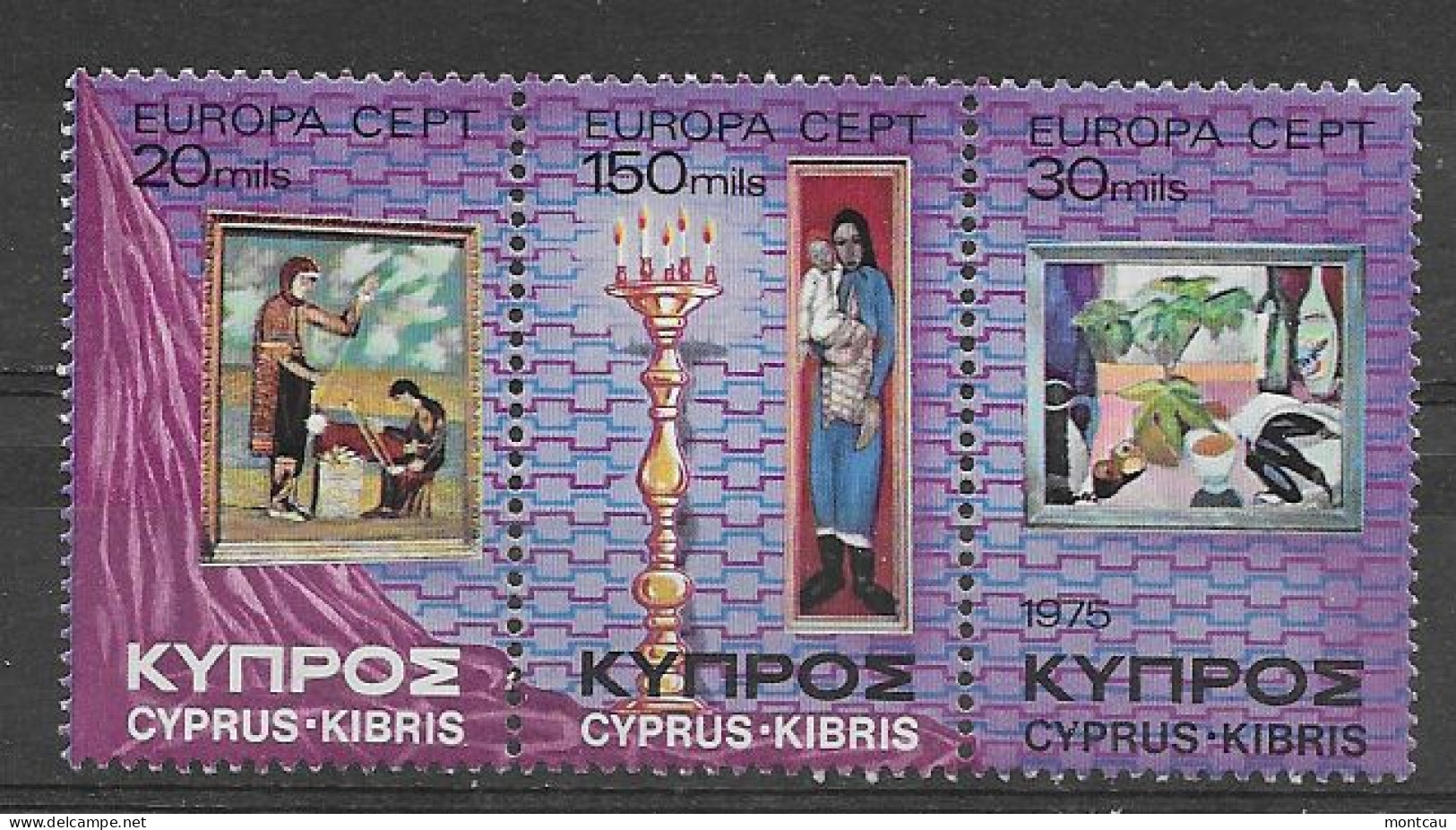 Cyprus 1975.  Europa Mi 426-28  (**) - 1975