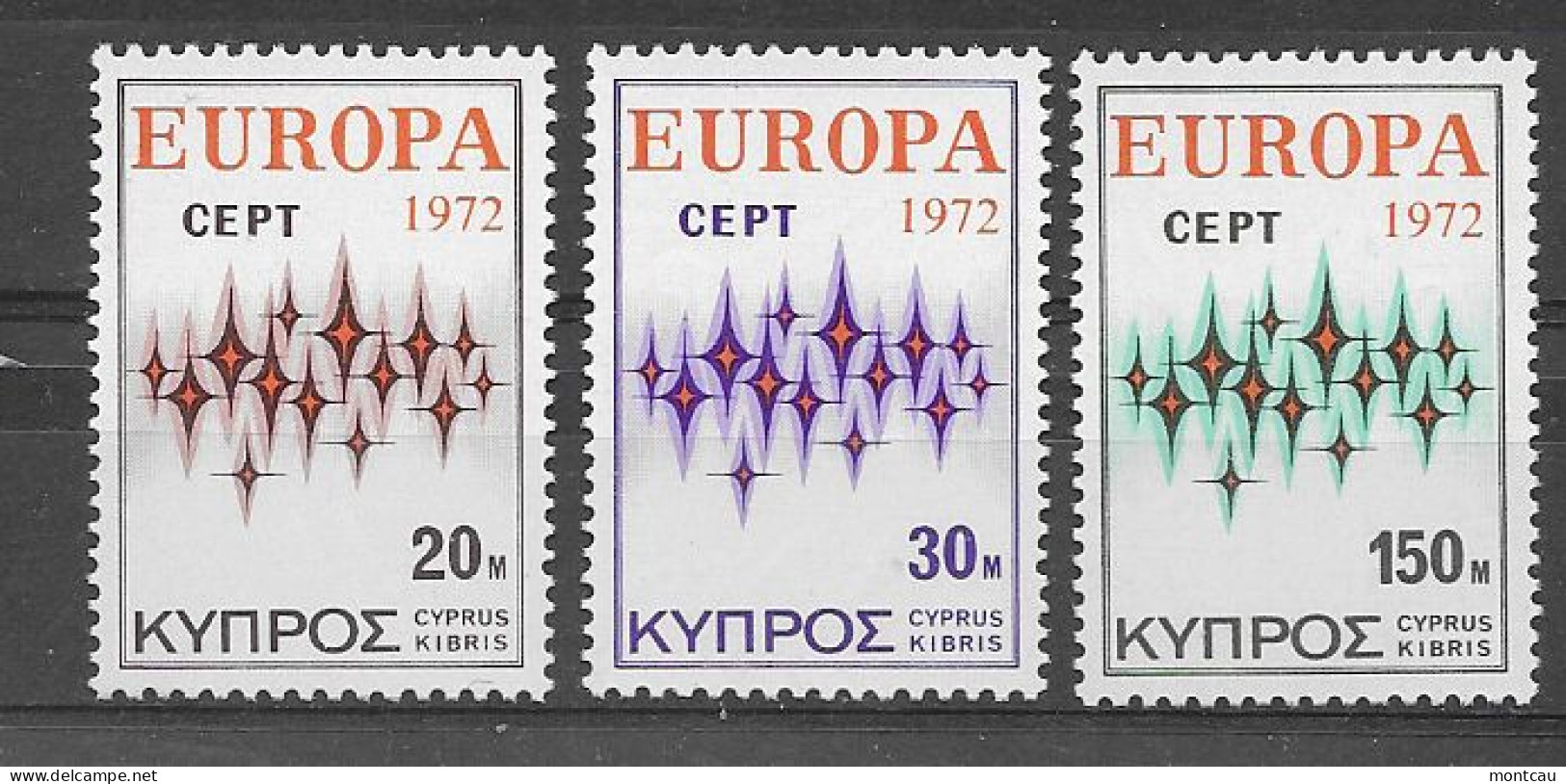 Cyprus 1972.  Europa Mi 374-75  (**) - 1972
