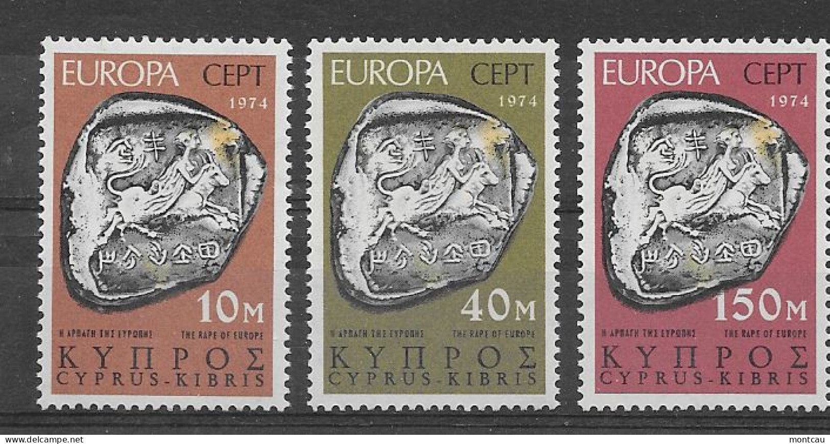 Cyprus 1974.  Europa Mi 409-11  (**) - 1974
