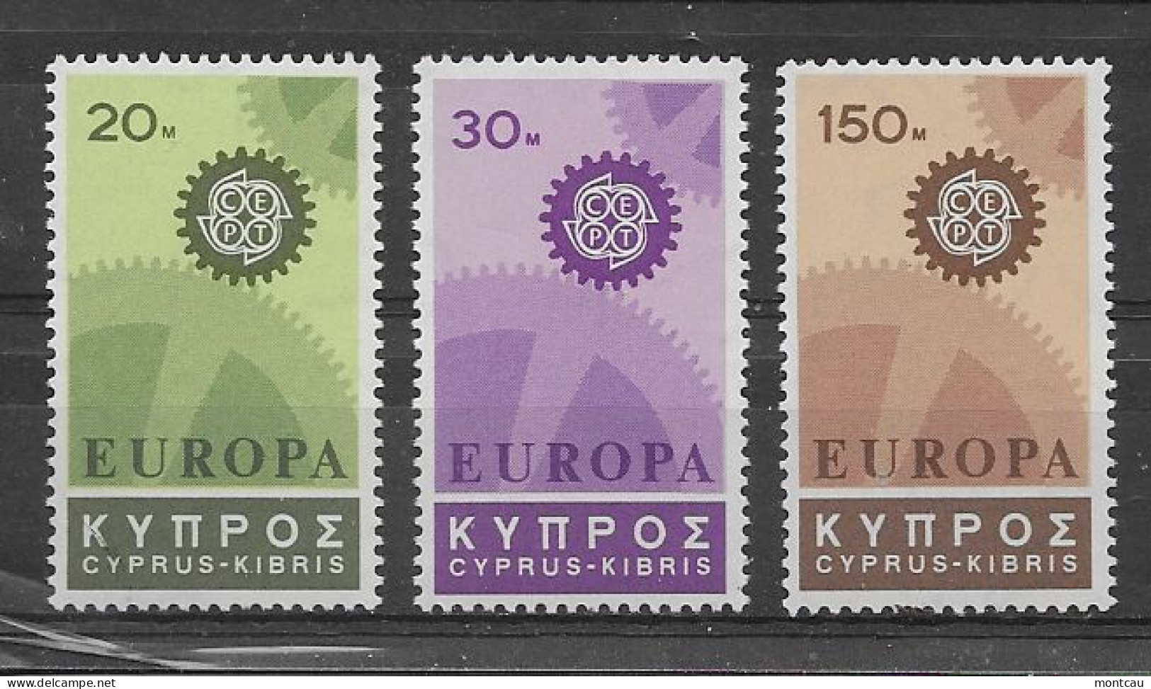 Cyprus 1967.  Europa Mi 292-94  (**) - 1967