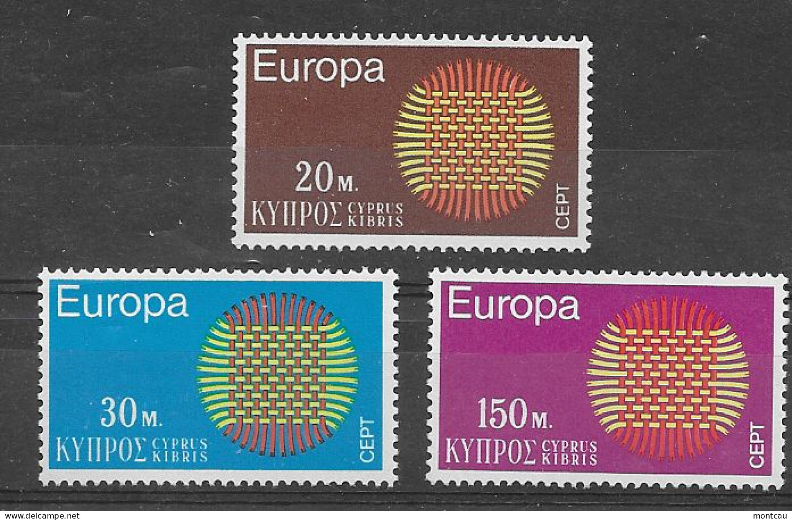 Cyprus 1970.  Europa Mi 332-34  (**) - 1970