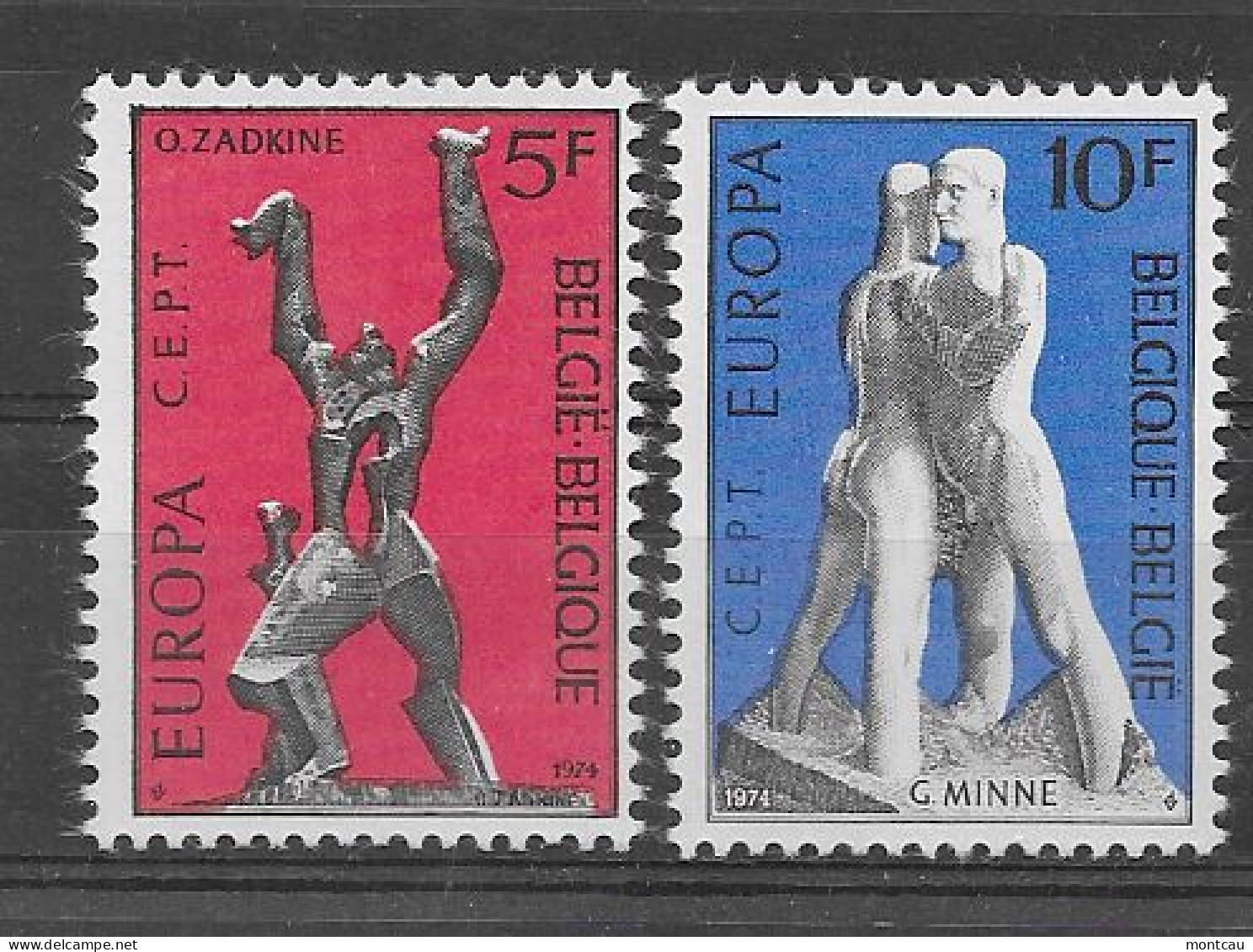 Belgica 1974.  Europa Mi 1766-67  (**) - 1974