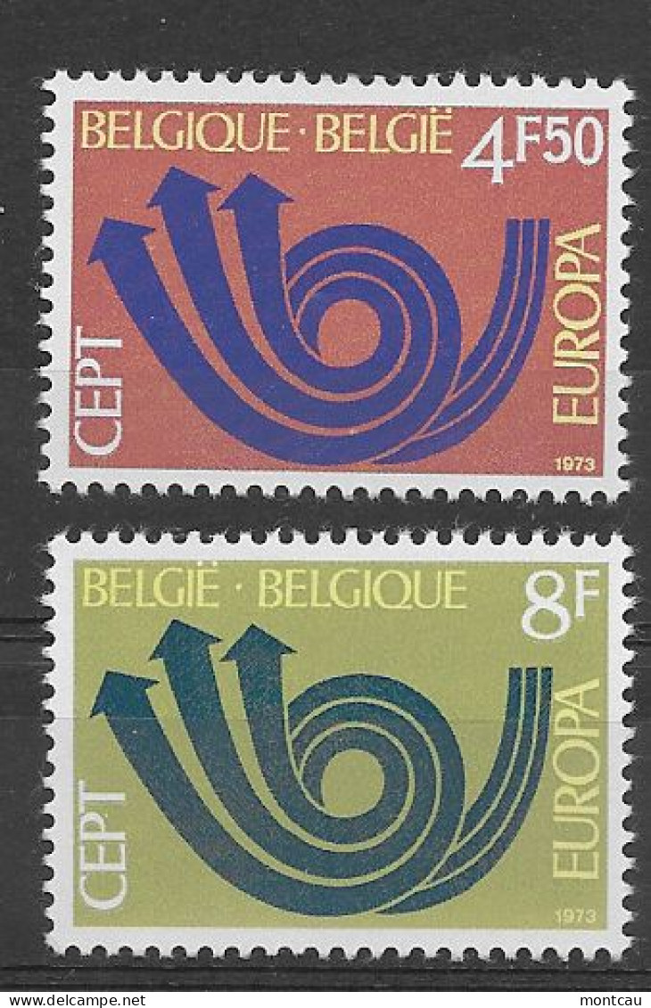 Belgica 1973.  Europa Mi 1722-23  (**) - 1973