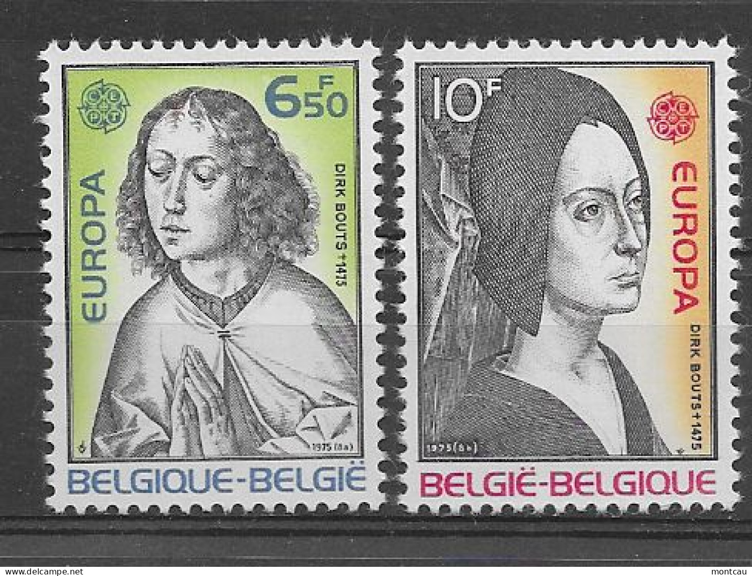 Belgica 1975.  Europa Mi 1818-19  (**) - 1975