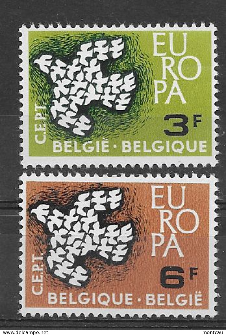 Belgica 1961.  Europa Mi 1253-54  (**) - 1961