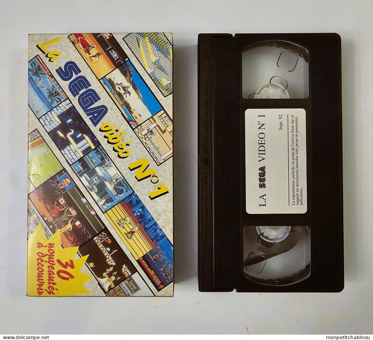 Cassette VHS SEGA Vidéo N°1 - Merchandising