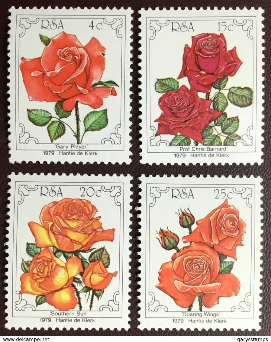 South Africa 1979 Rosafari Roses Flowers MNH - Rosen