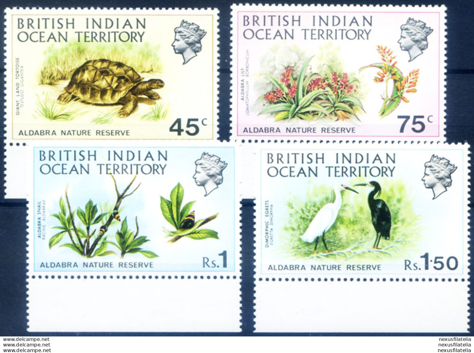 Riserve Naturali 1971. - Territoire Britannique De L'Océan Indien