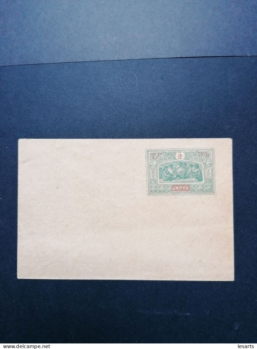 Obock. Colonies. Entier Postal. Enveloppe. Non Voyagée. - Storia Postale