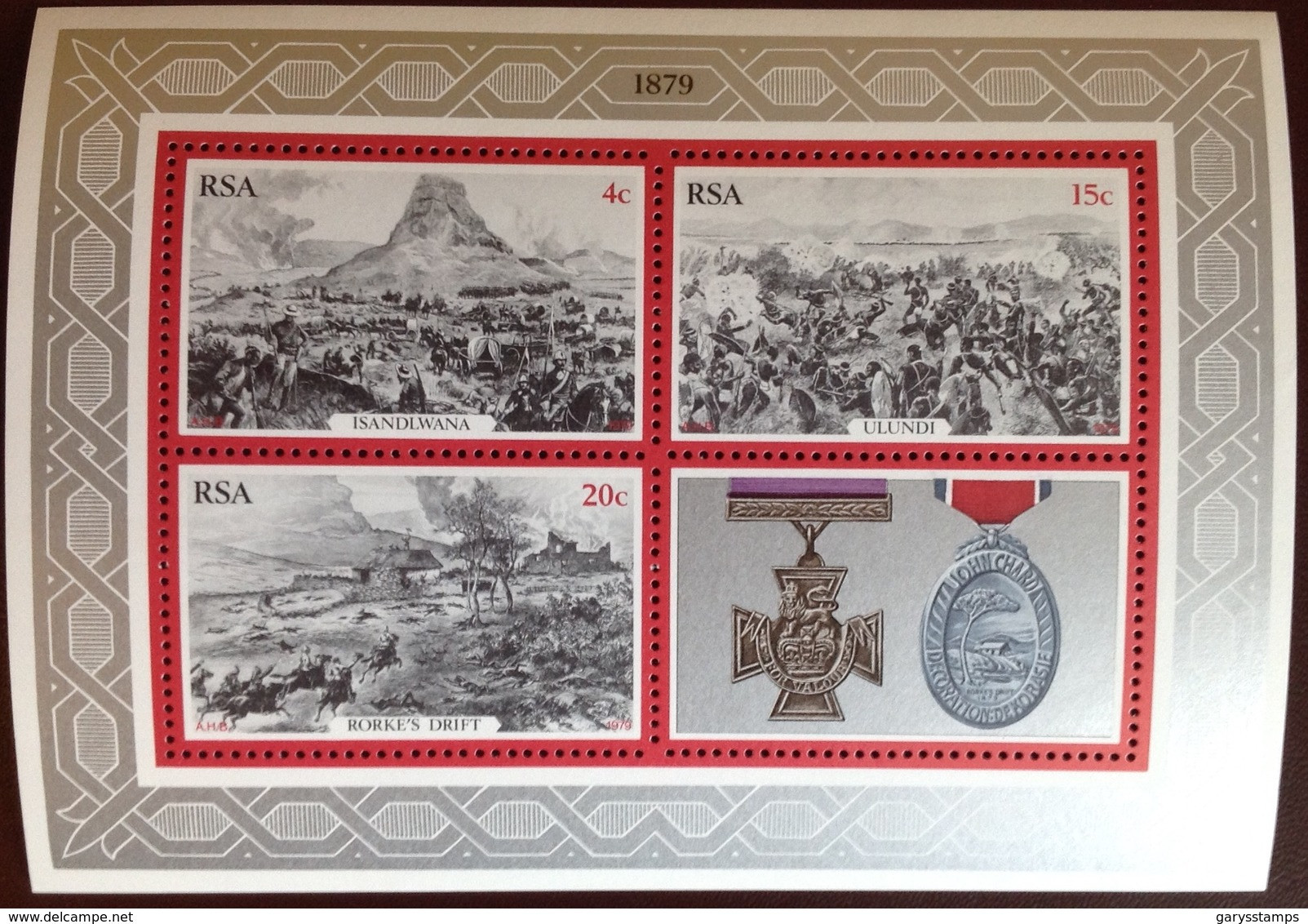 South Africa 1979 Zulu War Centenary Minisheet MNH - Unused Stamps