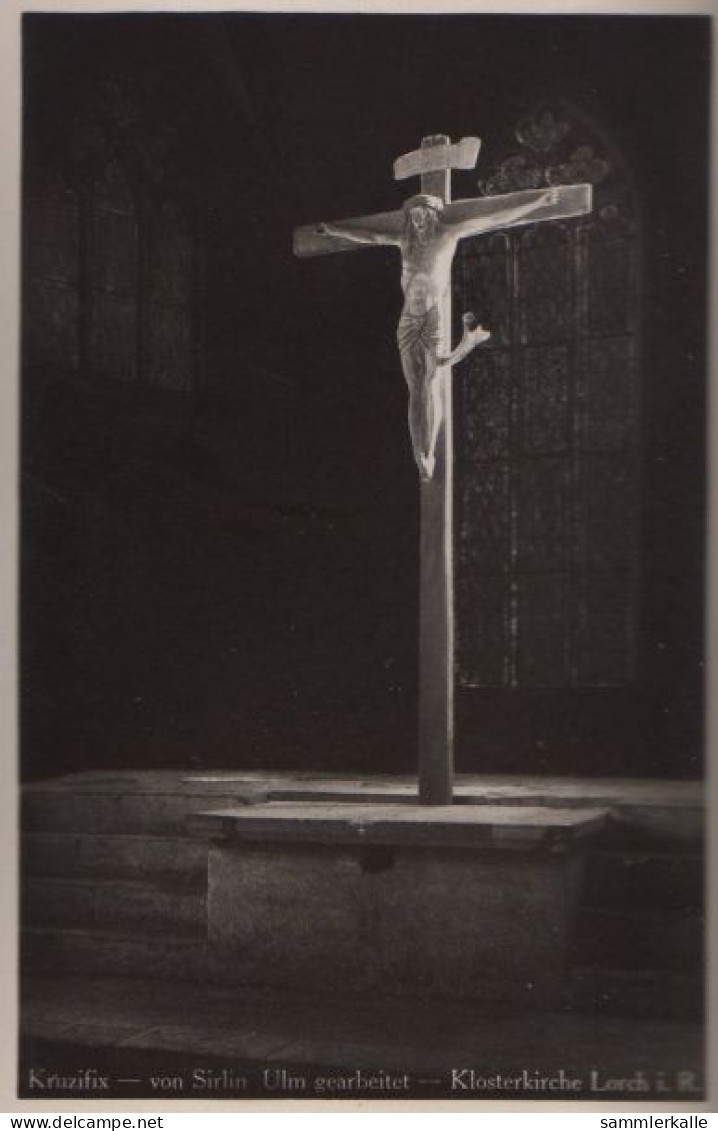 33538 - Lorch - Klosterkirche, Kruzifix - Ca. 1955 - Bad Schwalbach