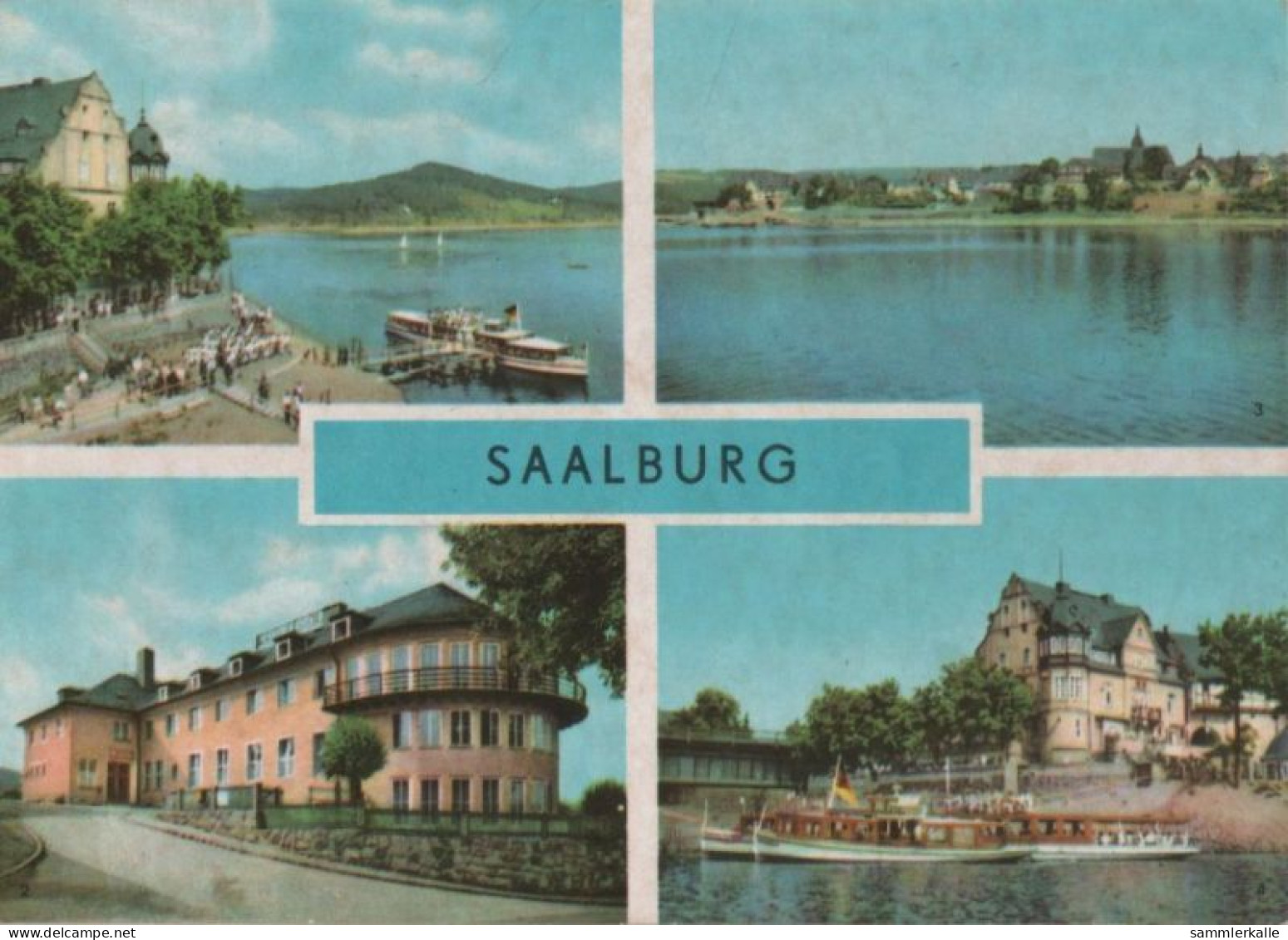 91066 - Saalburg-Ebersdorf - U.a. Blick über Die Talsperre - 1969 - Schleiz