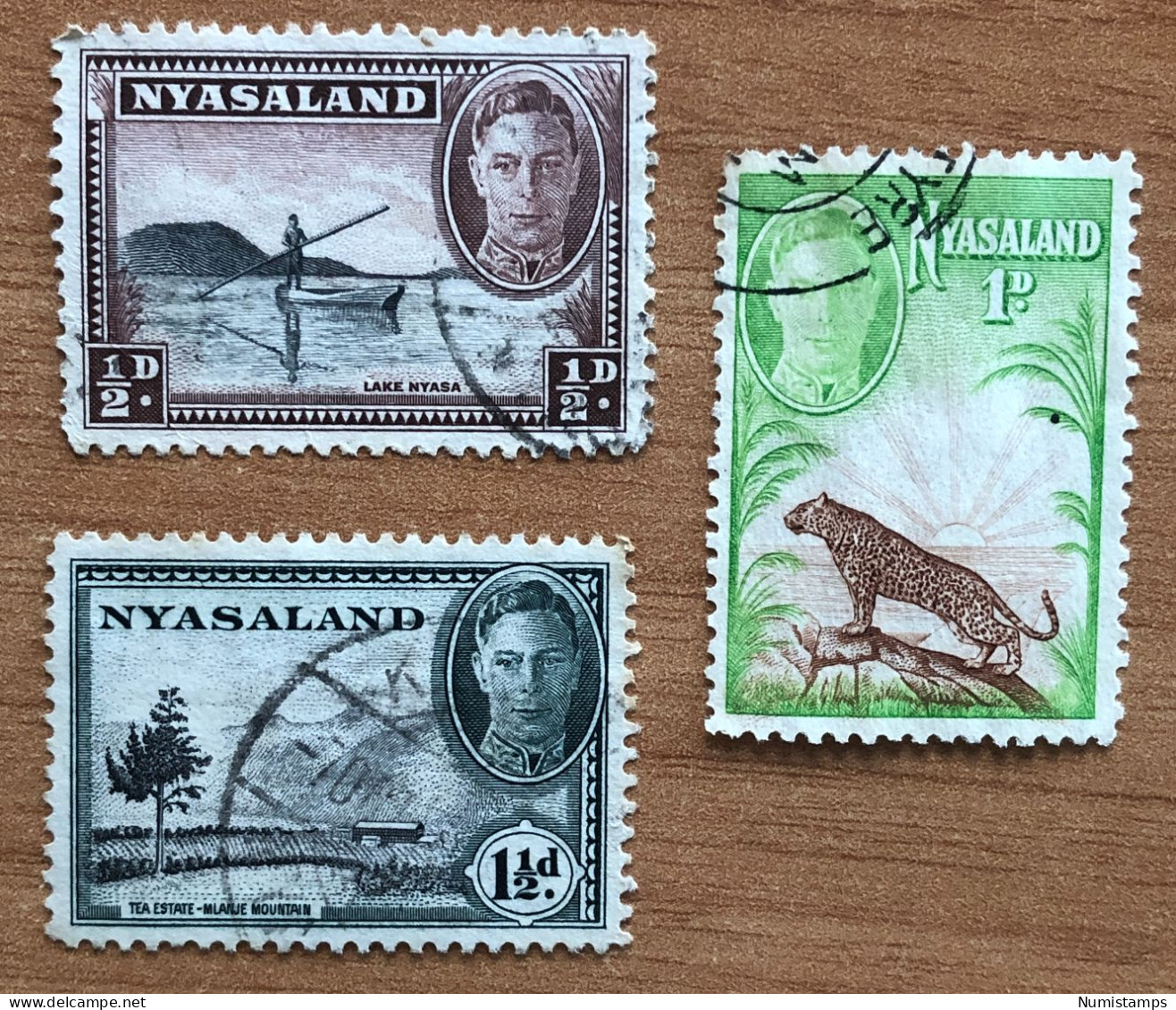 Nyasaland › Series: King George VI - 1945-1947 - Nyasaland (1907-1953)