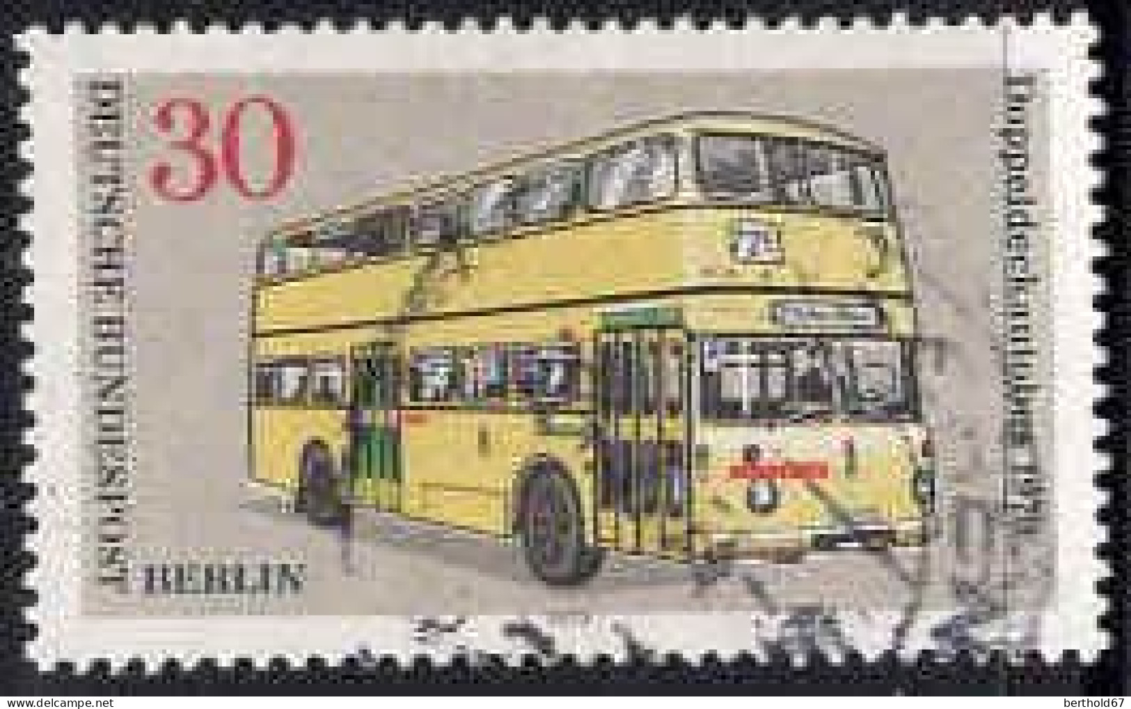 Berlin Poste Obl Yv:420/422 Transport En Commun Berlinois (Beau Cachet Rond) (Thème) - Busses