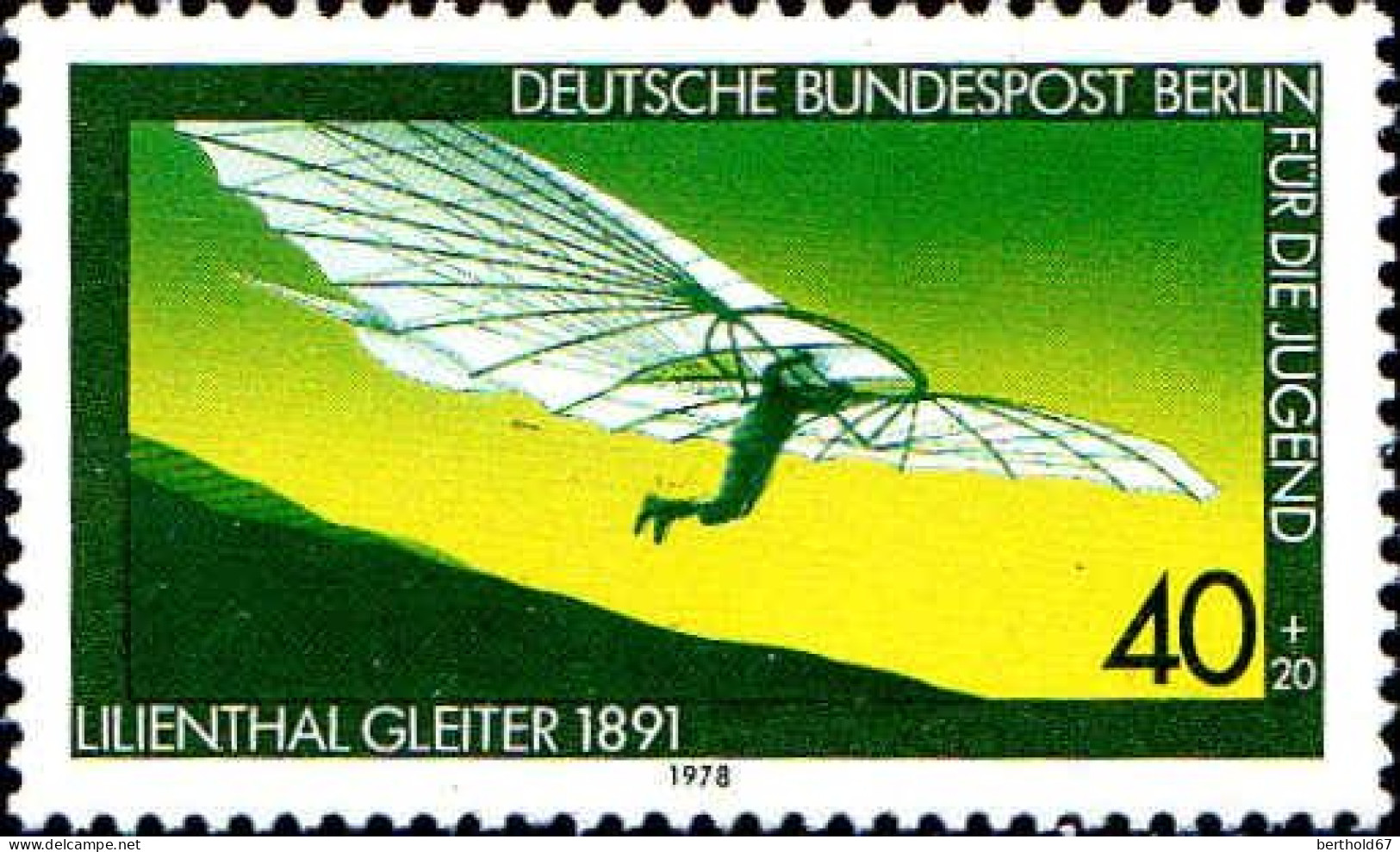Berlin Poste N** Yv:524/527 Pour La Jeunesse Aéronautique (Thème) - Other (Air)
