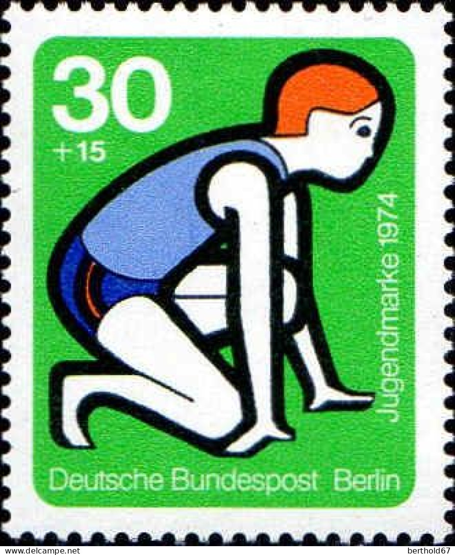 Berlin Poste N** Yv:430/433 Pour La Jeunesse Travail De La Jeunesse (Thème) - Other & Unclassified