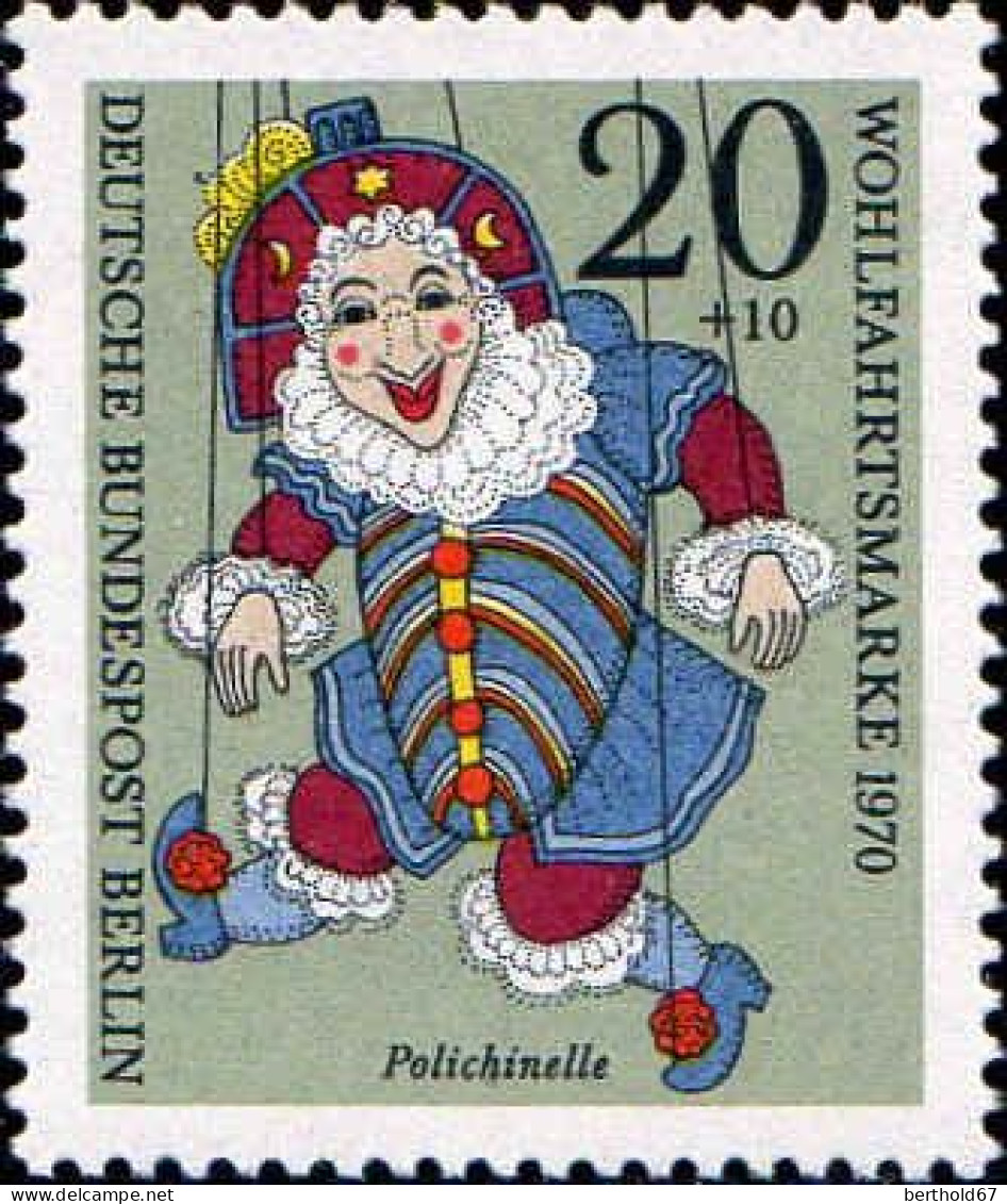 Berlin Poste N** Yv:335/338 Bienfaisance Marionnettes (Thème) - Marionnetten
