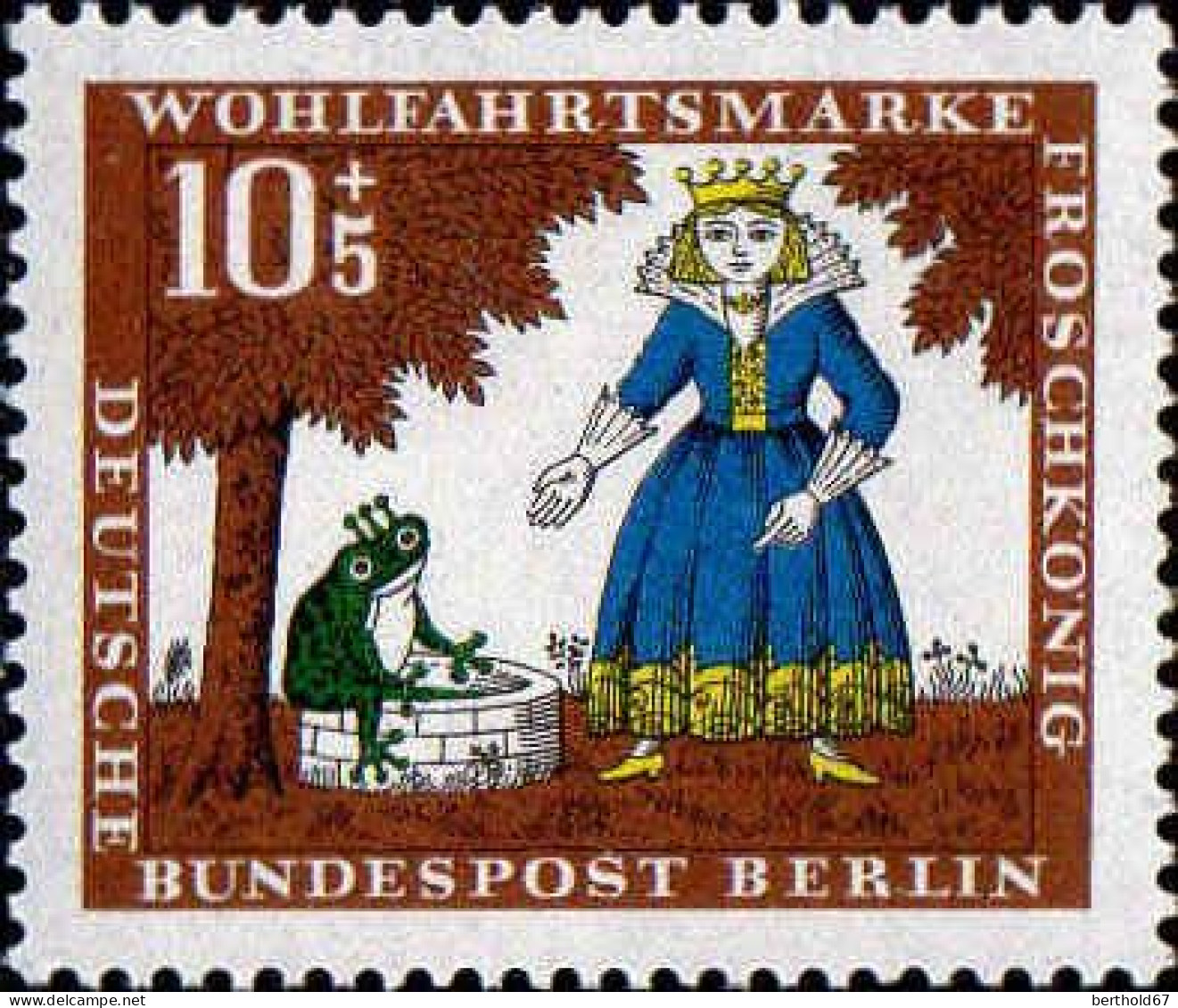 Berlin Poste N** Yv:262/265 Bienfaisance Contes Des Frères Grimm (Thème) - Fairy Tales, Popular Stories & Legends