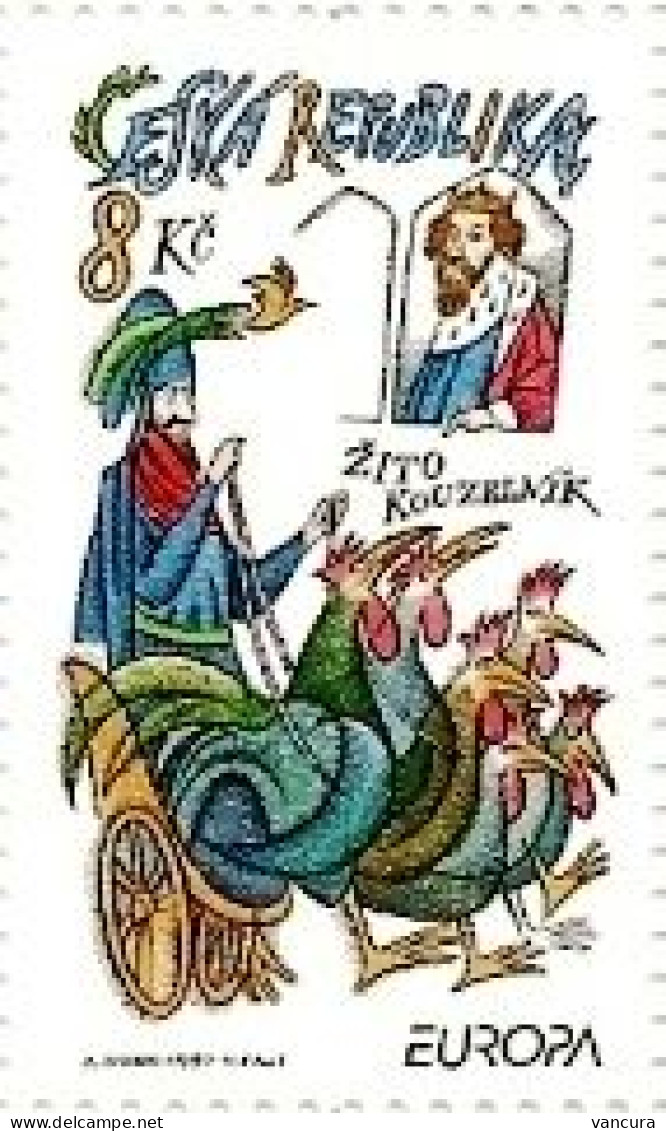 **144-5 Czech Republic - EUROPA CEPT 1997 Legend Of Bruncvik And His Lion (Braunsweig) Legend Of Zito Sorcerer - 1997