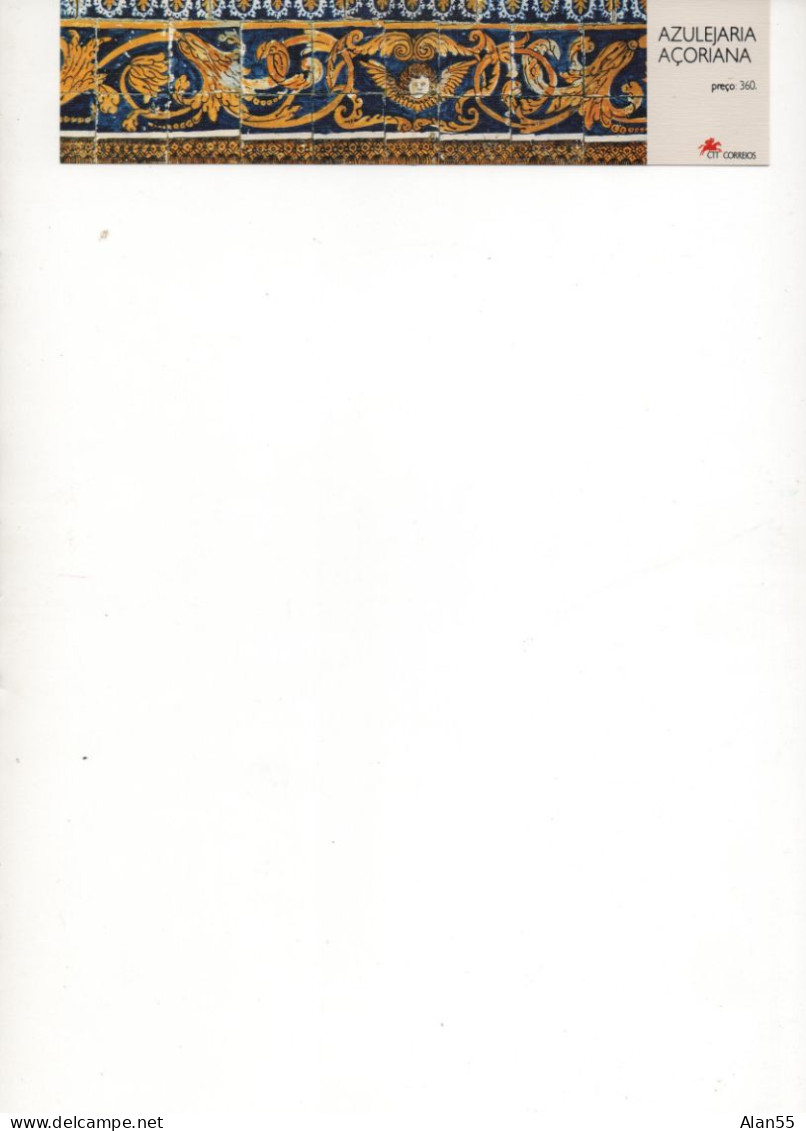 PORTUGAL-ACORES.1994.  CARNET NEUF.1ER CHOIX. AZULEJARIA - Booklets