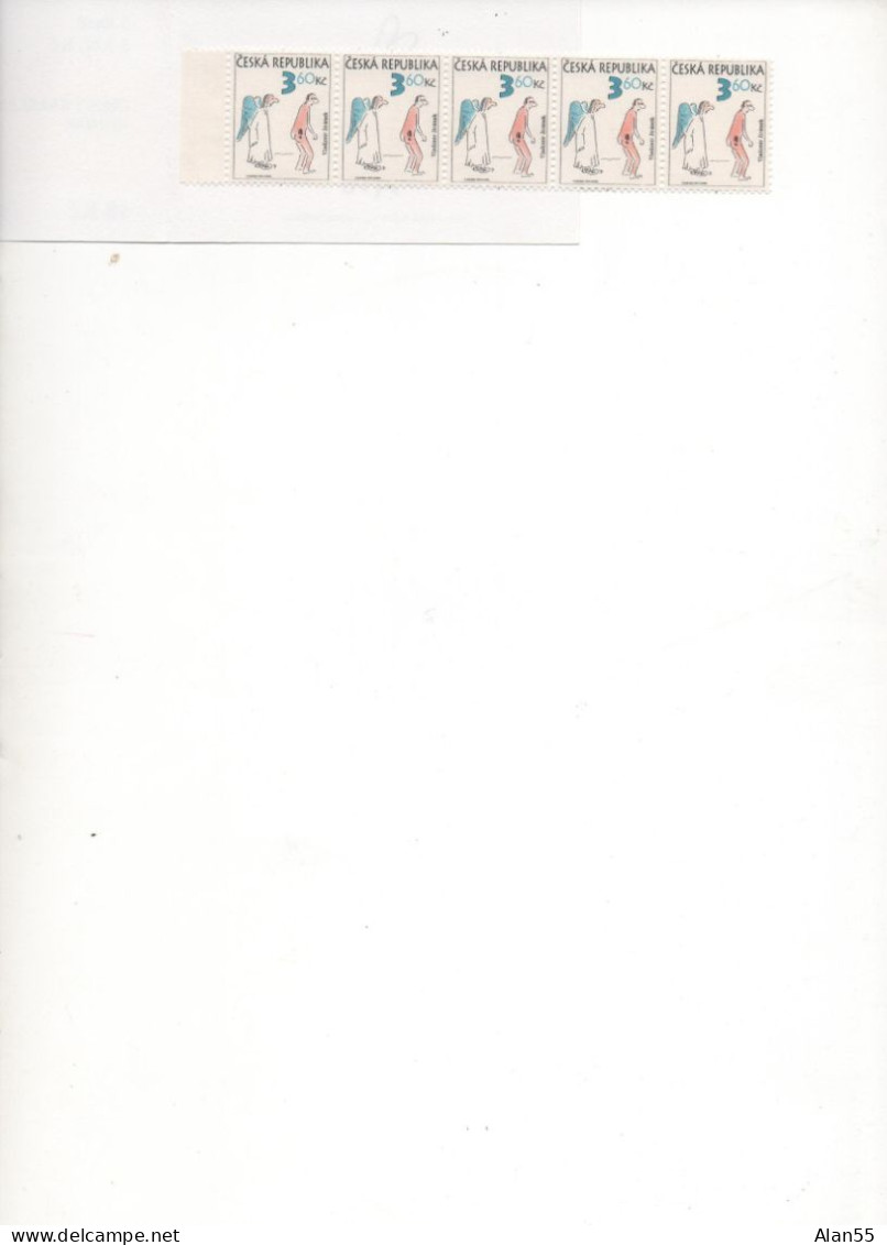 TCHEQUIE. 1995. 3 CARNETS NEUFS**. CROIX-ROUGE. THEMES:HUMOUR,ARTS.MUSIQUE...  - Unused Stamps