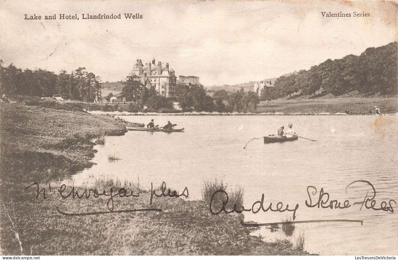 ROYAUME-UNI - Lake And Hotel - Liandrindod Wells - Valentines Series - Carte Postale Ancienne - Other & Unclassified