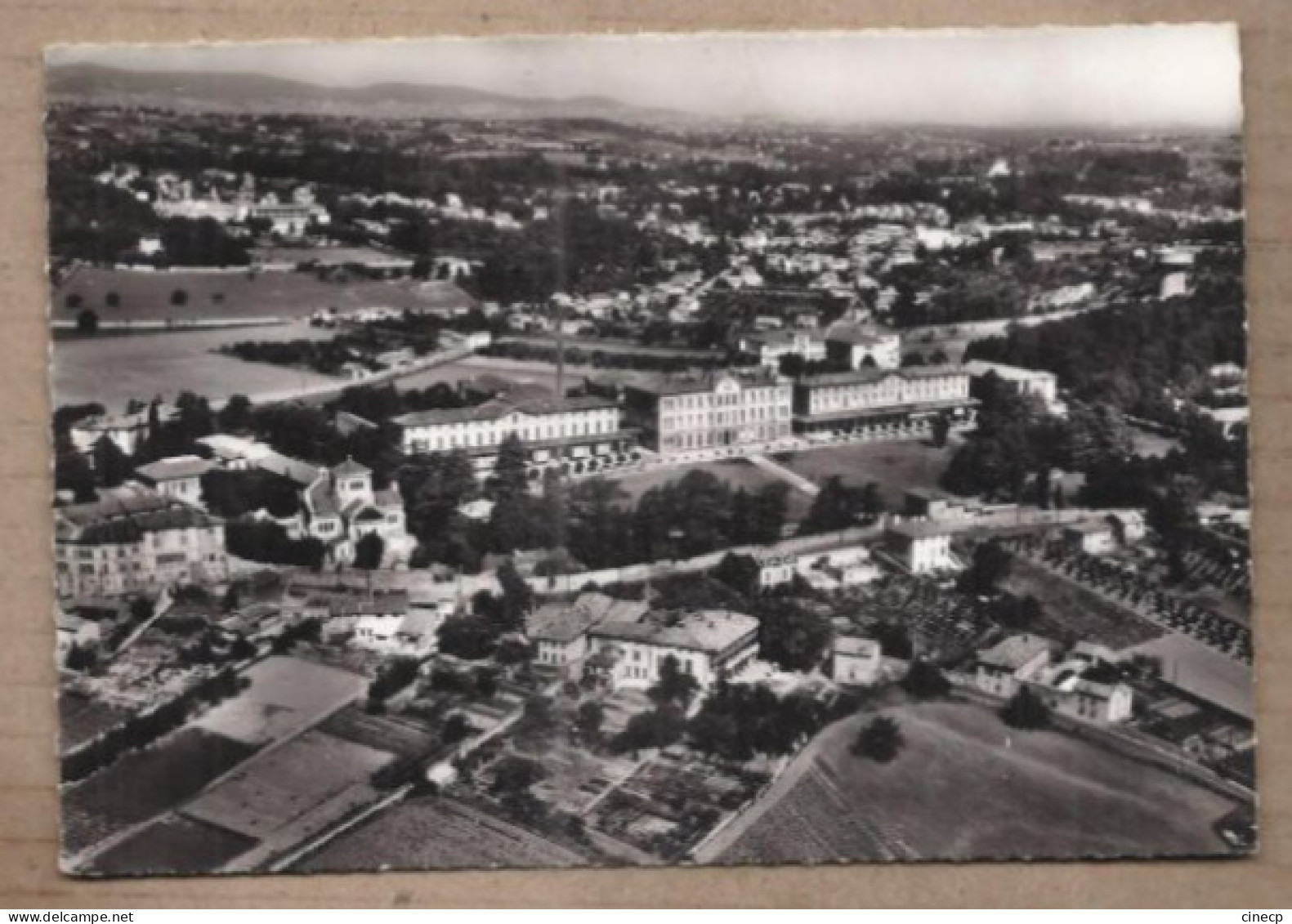 CPSM 69 - PIERRE BENITE - Vue Aérienne Sur L'Hôpital Jules Courmont - TB PLAN Partie Du Village Avec Détails Maisons - Pierre Benite