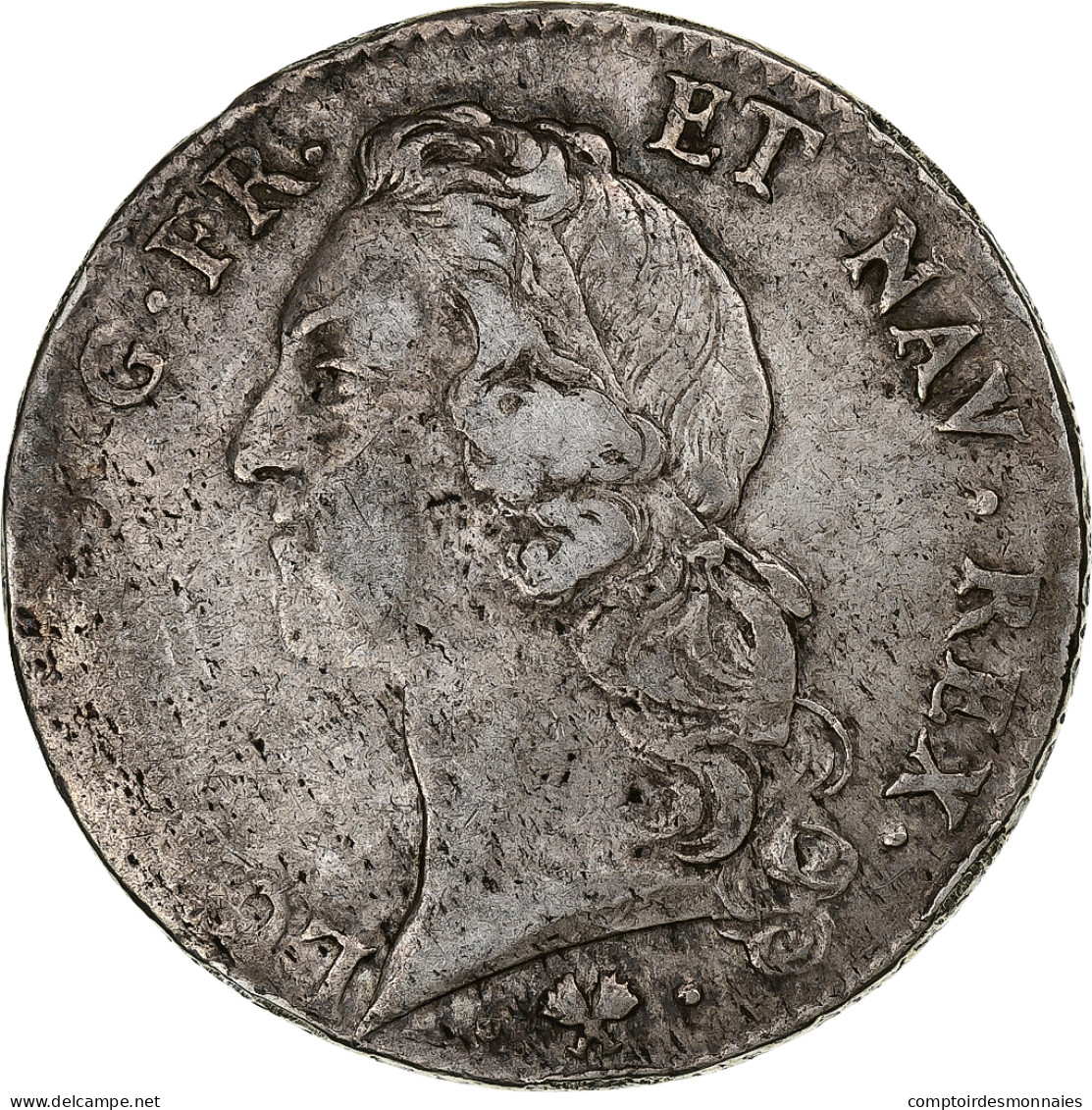 France, Louis XV, Ecu, 1761, Bayonne, Argent, TB+, Gadoury:322 - 1715-1774 Louis  XV The Well-Beloved