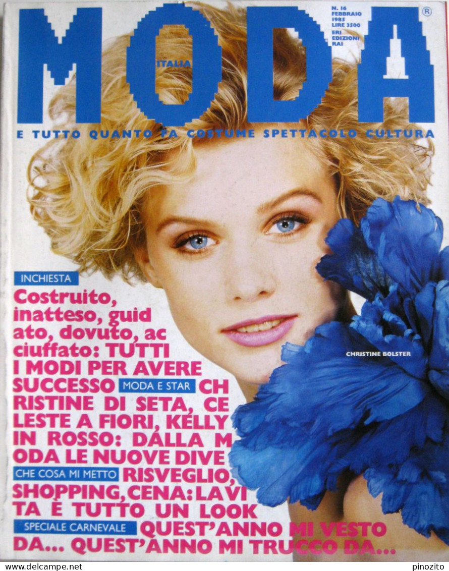 MODA 16 1985 Christine Bolster Daryl Hannah Celeste Johnson Lauren Hutton Kelly Le Brock Mariel Hemingway - Fashion