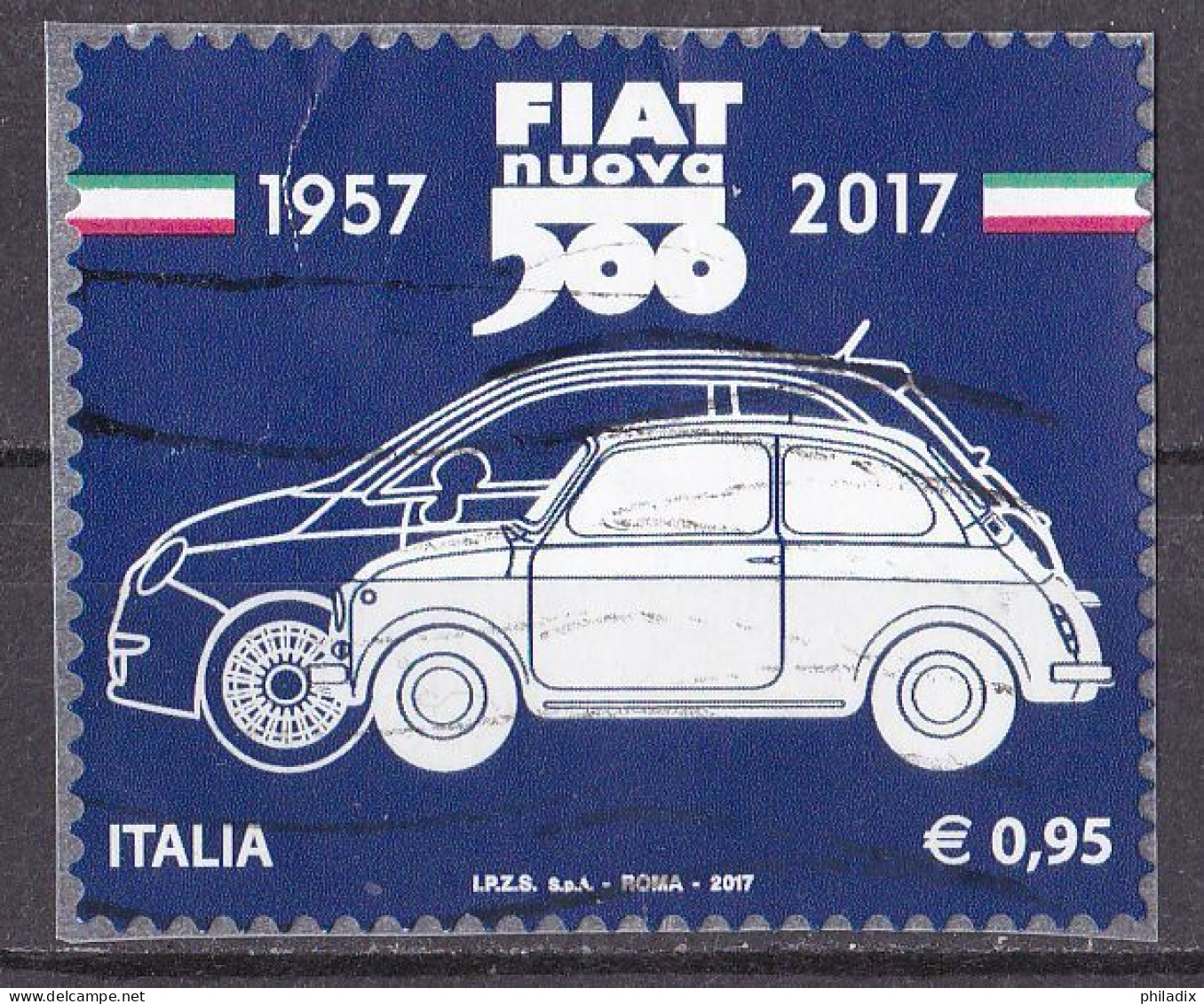 Italien Marke Von 2017 O/used (A4-30) - 2011-20: Poststempel