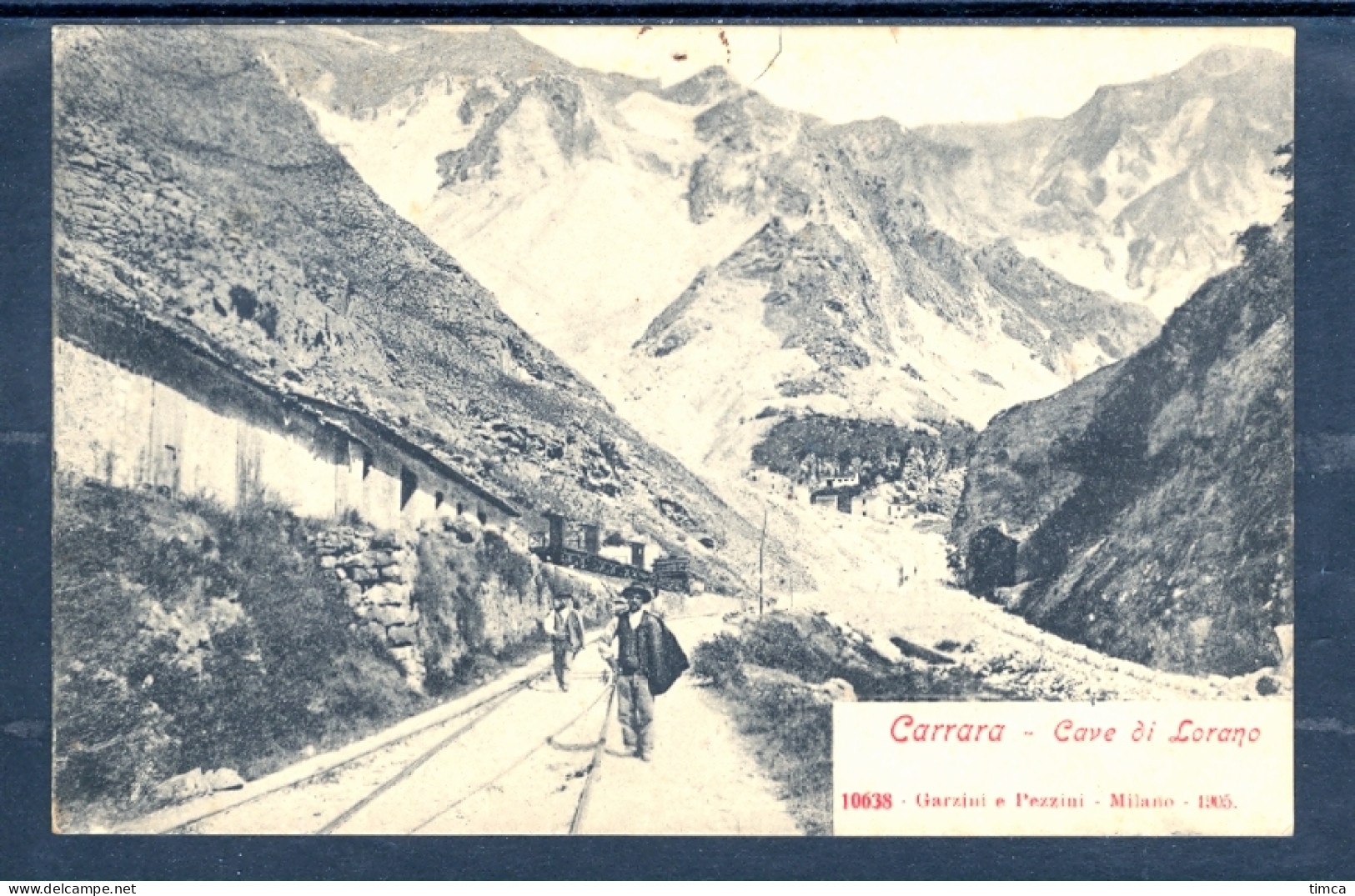12644 Carrara - Cave Di Lorano - 2 Operai - Carrara