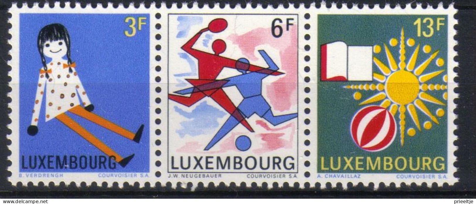 Luxemburg 1969 Juventus Strip Y.T. 735/737 ** - Neufs