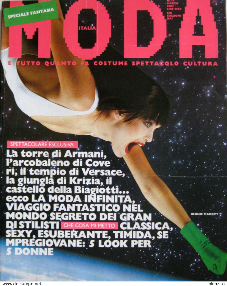 MODA 17 1985 Bernie Marovt Iris Peynado Olga Karlatos Boy George Sonia Braga Dalila Di Lazzaro Angela Molina - Mode