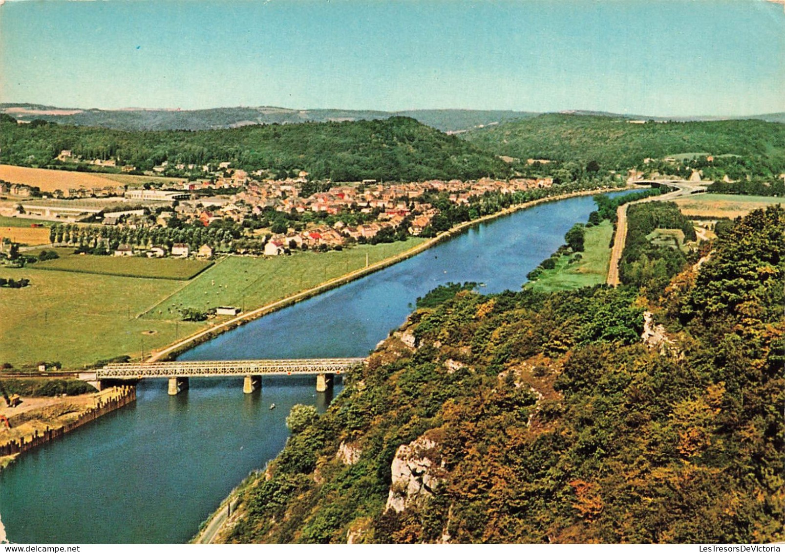 BELGIQUE - Anhée - Vue Sur La Vallée De La Meuse - Colorisé - Carte Postale - Anhée