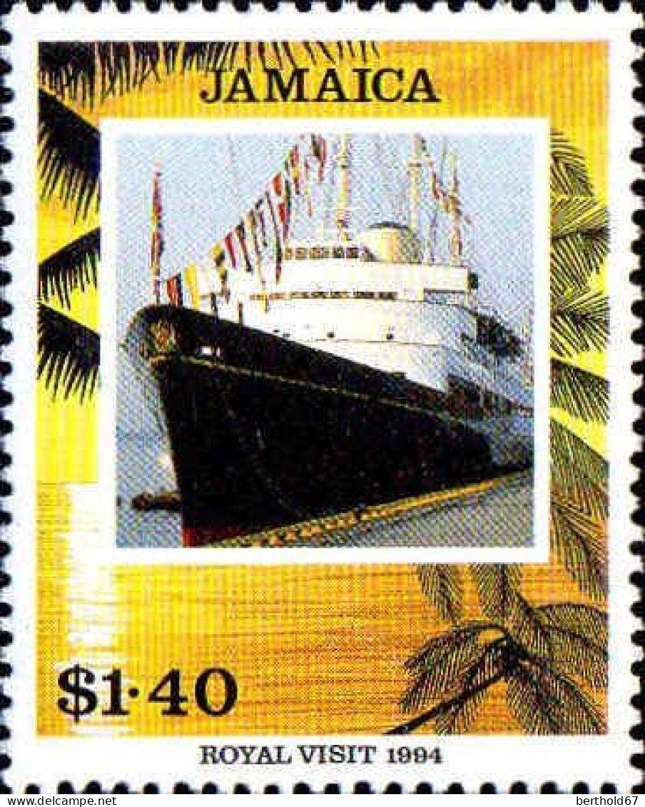 Jamaique Poste N** Yv: 846 Mi:823 Royal Visit - Giamaica (1962-...)