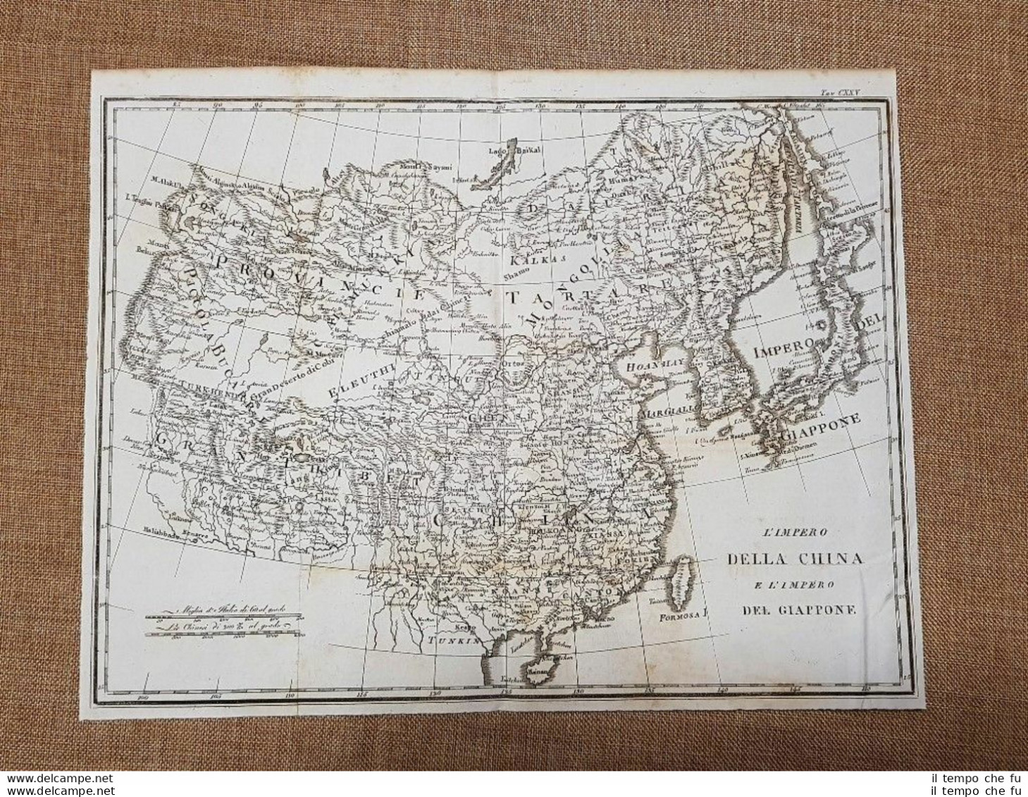 Impero Della Cina E Del Giappone Atlante Istorico Cav. Leonardo Cacciatore 1831 - Cartes Géographiques