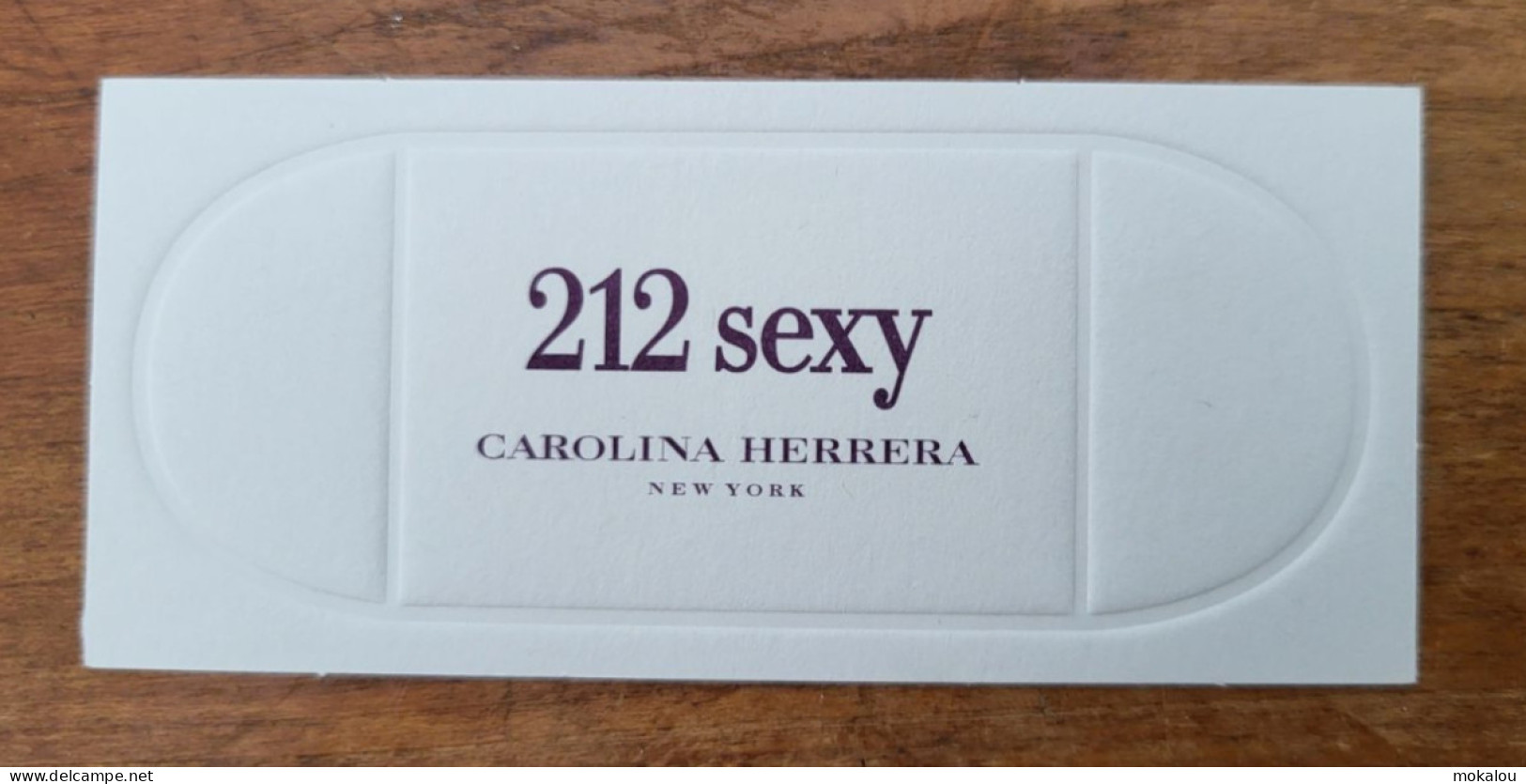 Carte Carolina Herrera 212 Sexy - Modern (ab 1961)