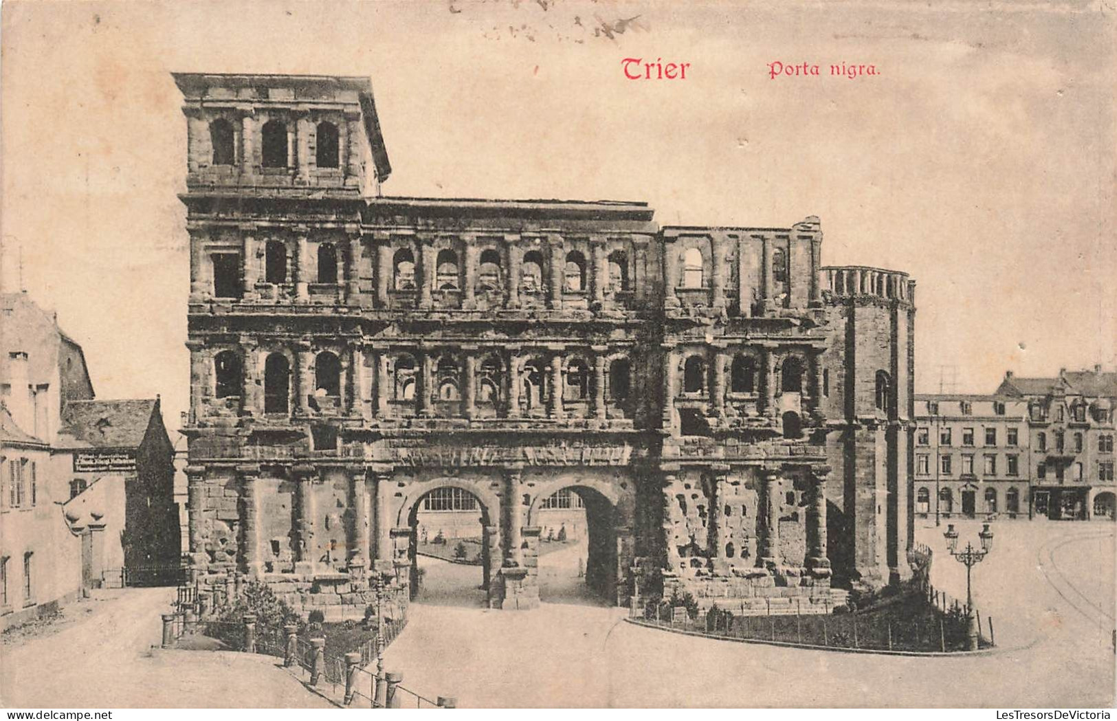 ALLEMAGNE - Trier - Porta Nigra - Vestiges De La Porte Romaine - Vue Générale - Carte Postale Ancienne - Trier