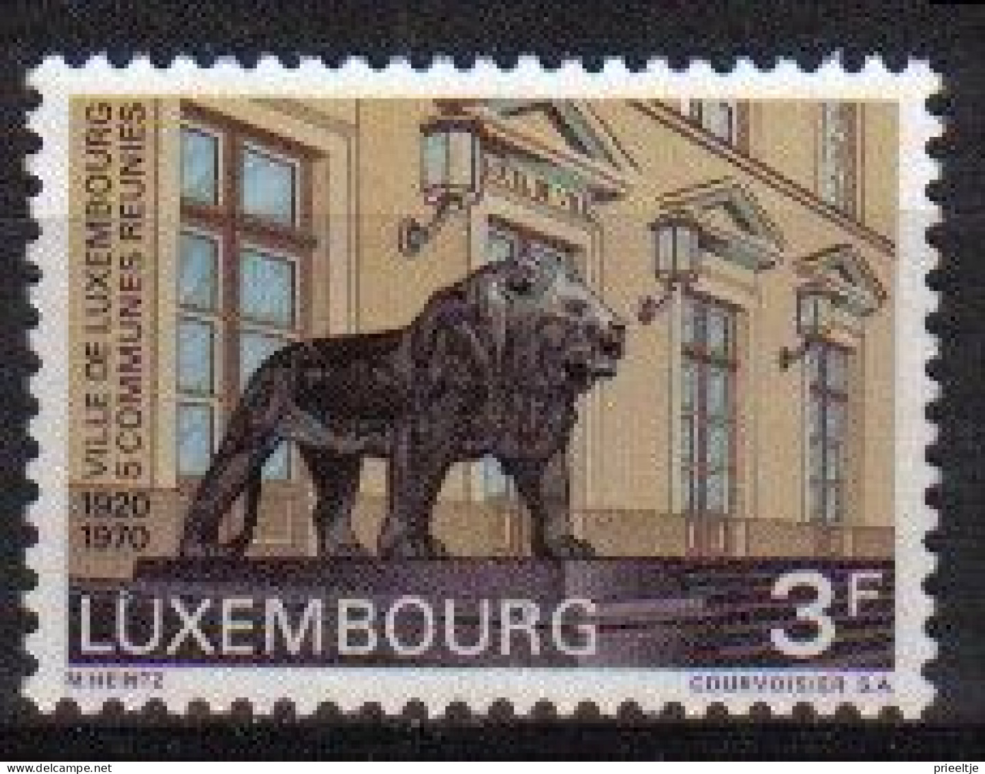 Luxemburg 1970 Tawn Hall Y.T. 762 ** - Nuevos